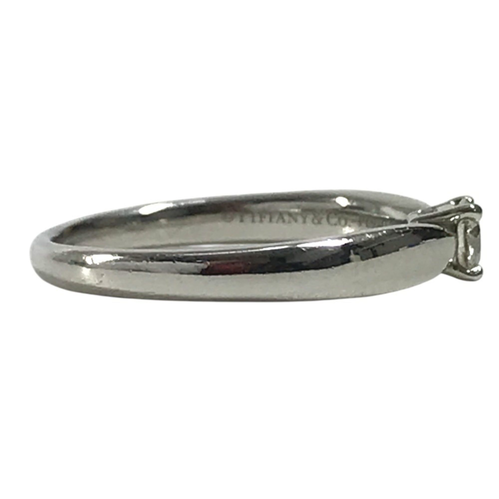 Tiffany Silver Platinum 950 Band Ring (Pre-Owned)