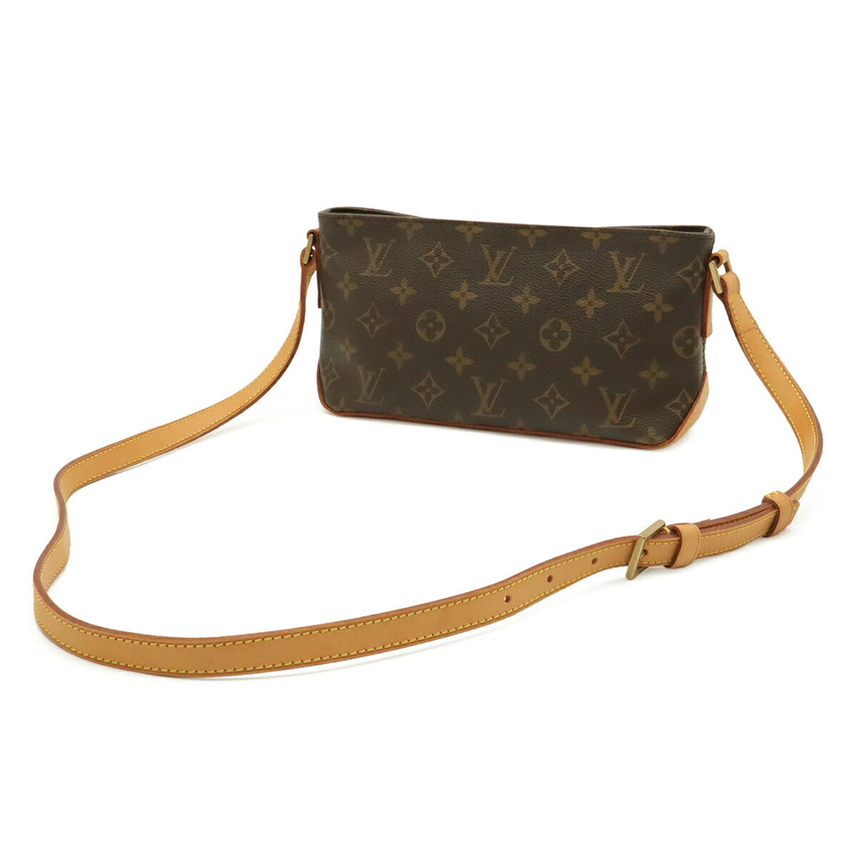 Louis Vuitton Brown Monogram Canvas Pochette Shoulder Bag (Pre-Owned)