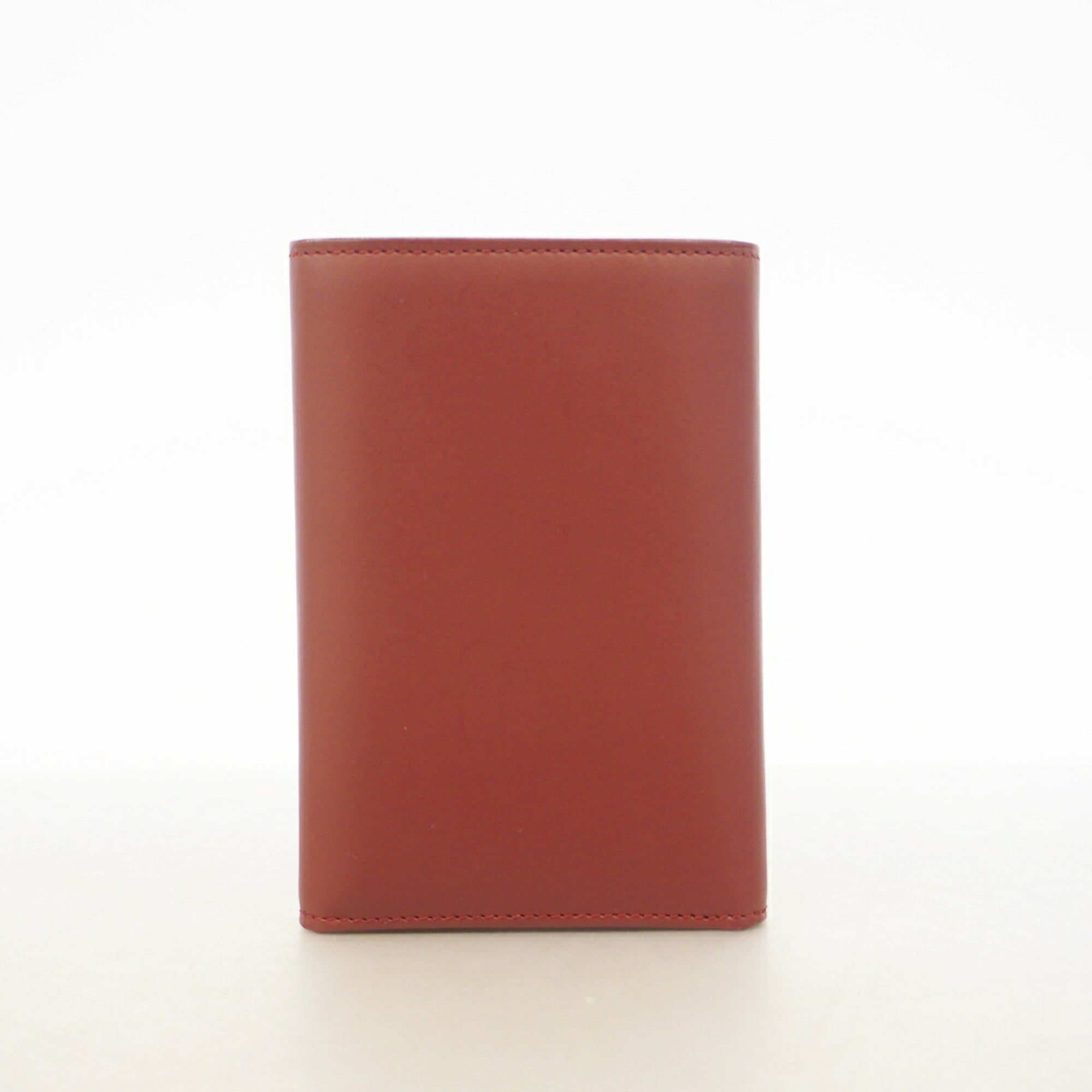 Cartier Bordeaux Leather Wallet (Tri-Fold) (Pre-Owned)
