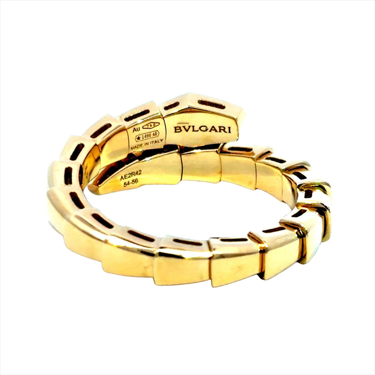 Bvlgari Serpenti Yellow Gold (18K) Band Ring (Pre-Owned)