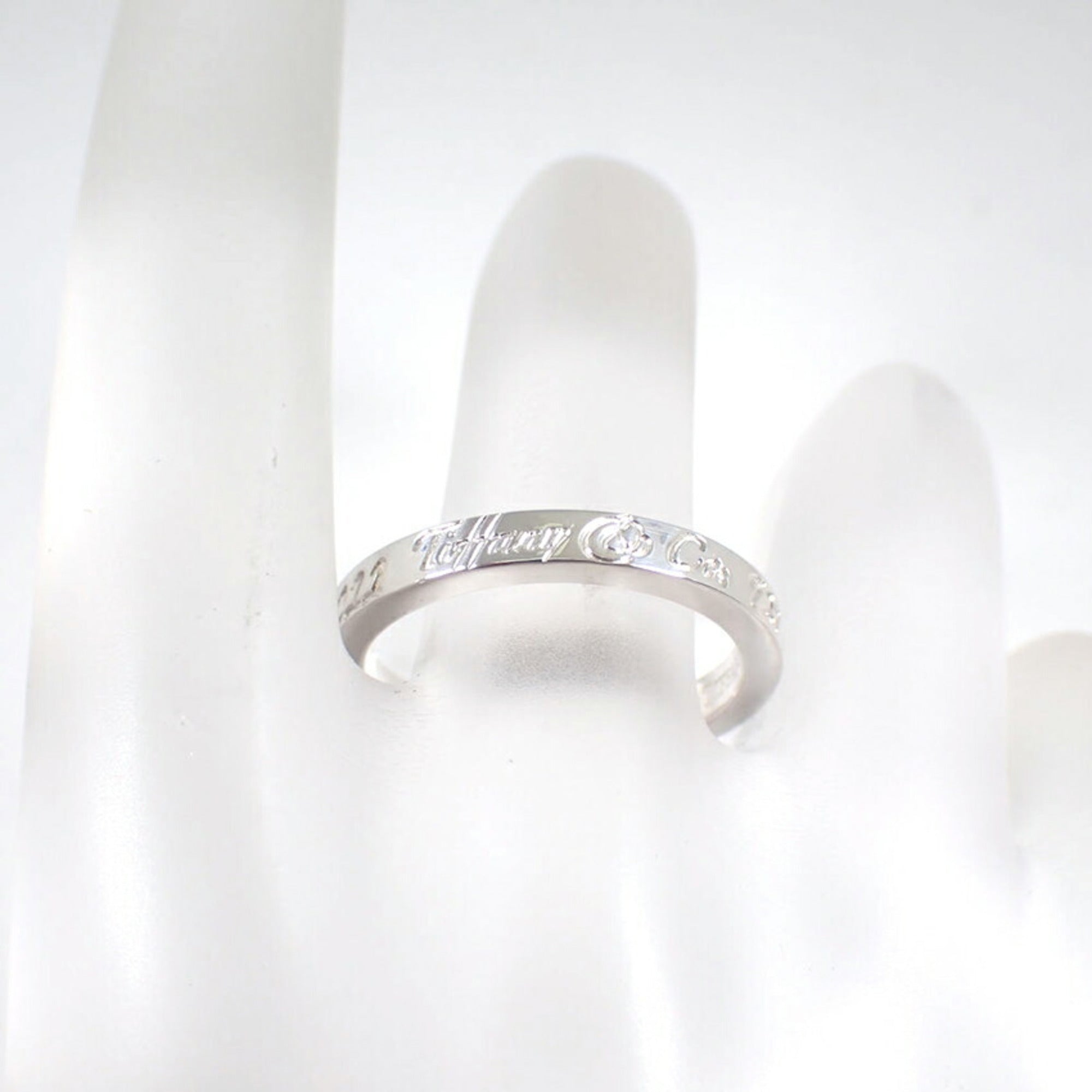 Tiffany Sterling Silver 925 Band Ring (Pre-Owned)