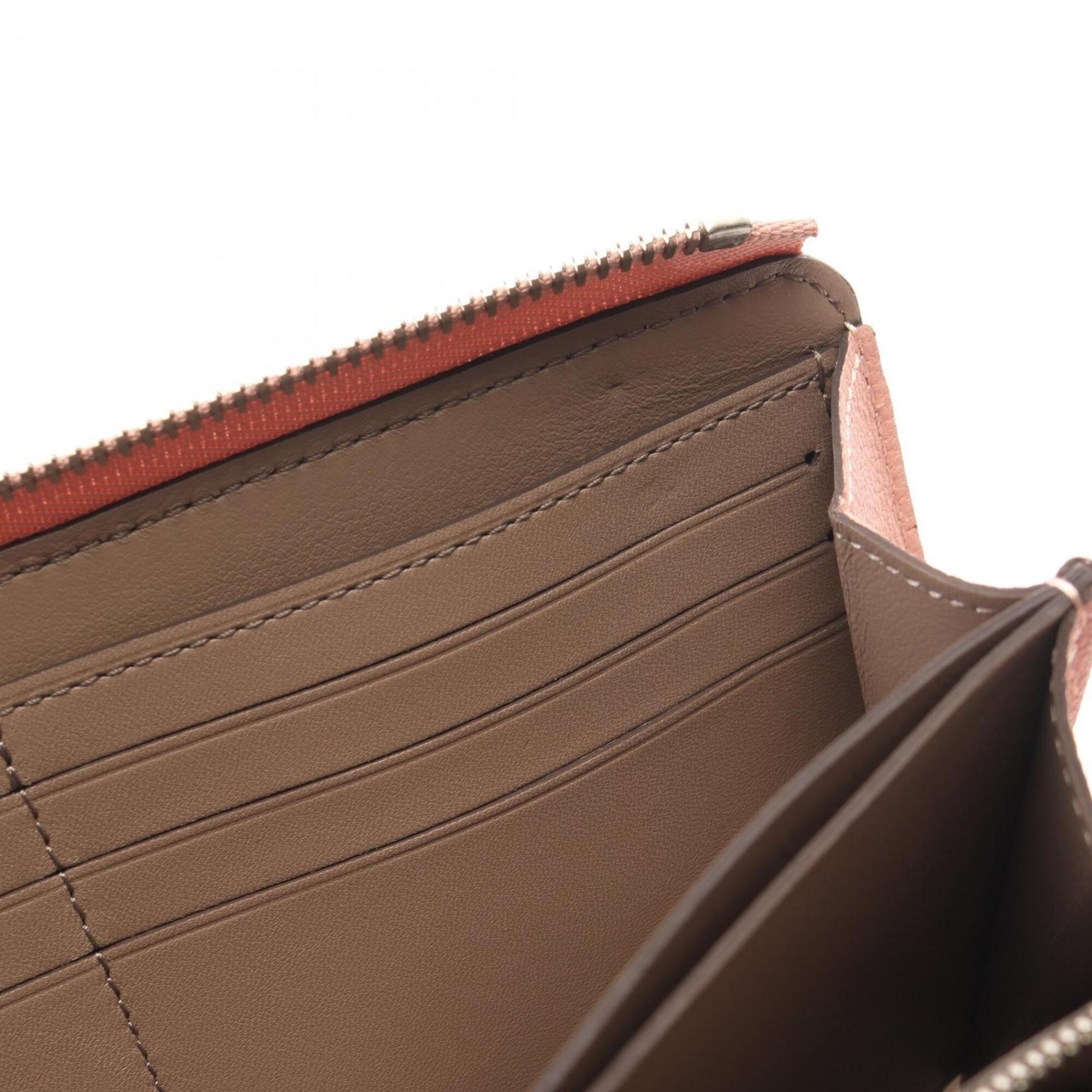 Louis Vuitton Pink Leather Long Wallet (Bi-Fold) (Pre-Owned)