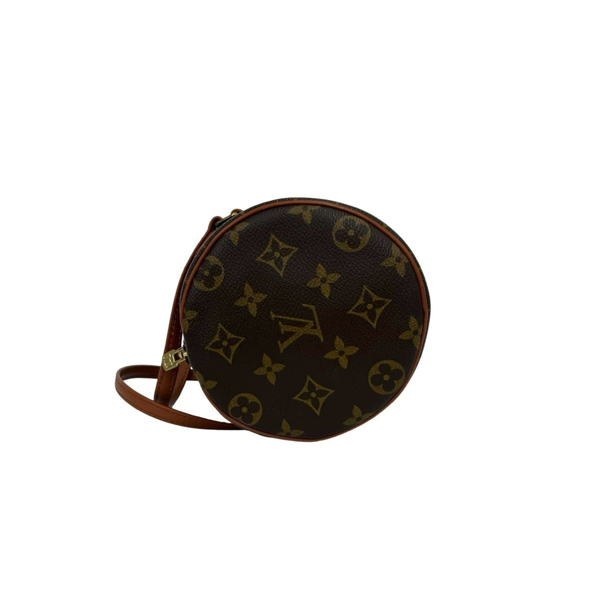 Louis Vuitton Brown Leather Pvc Boston Bag Handbag (Pre-Owned)