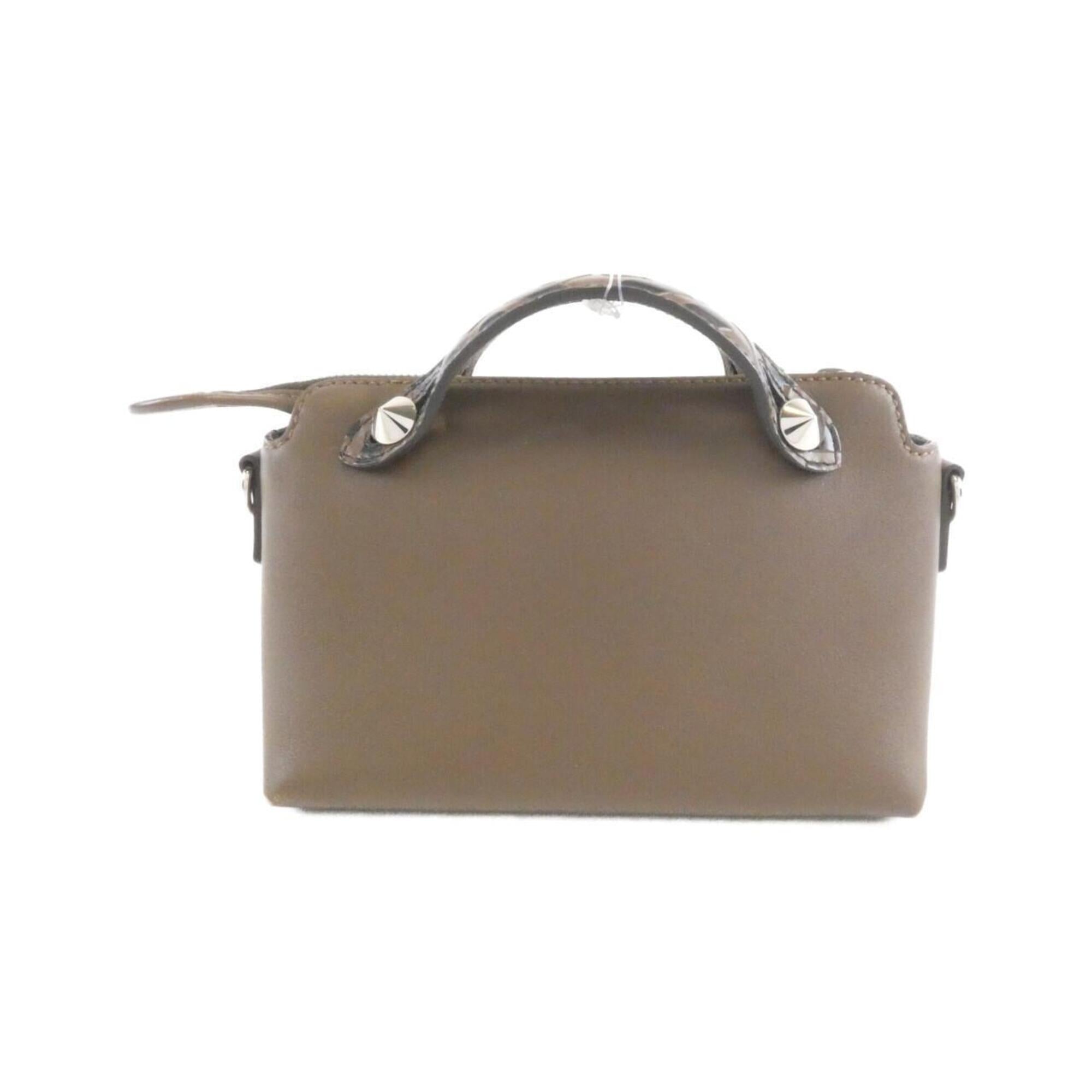 Fendi Brown Leather Handbag (Pre-Owned)