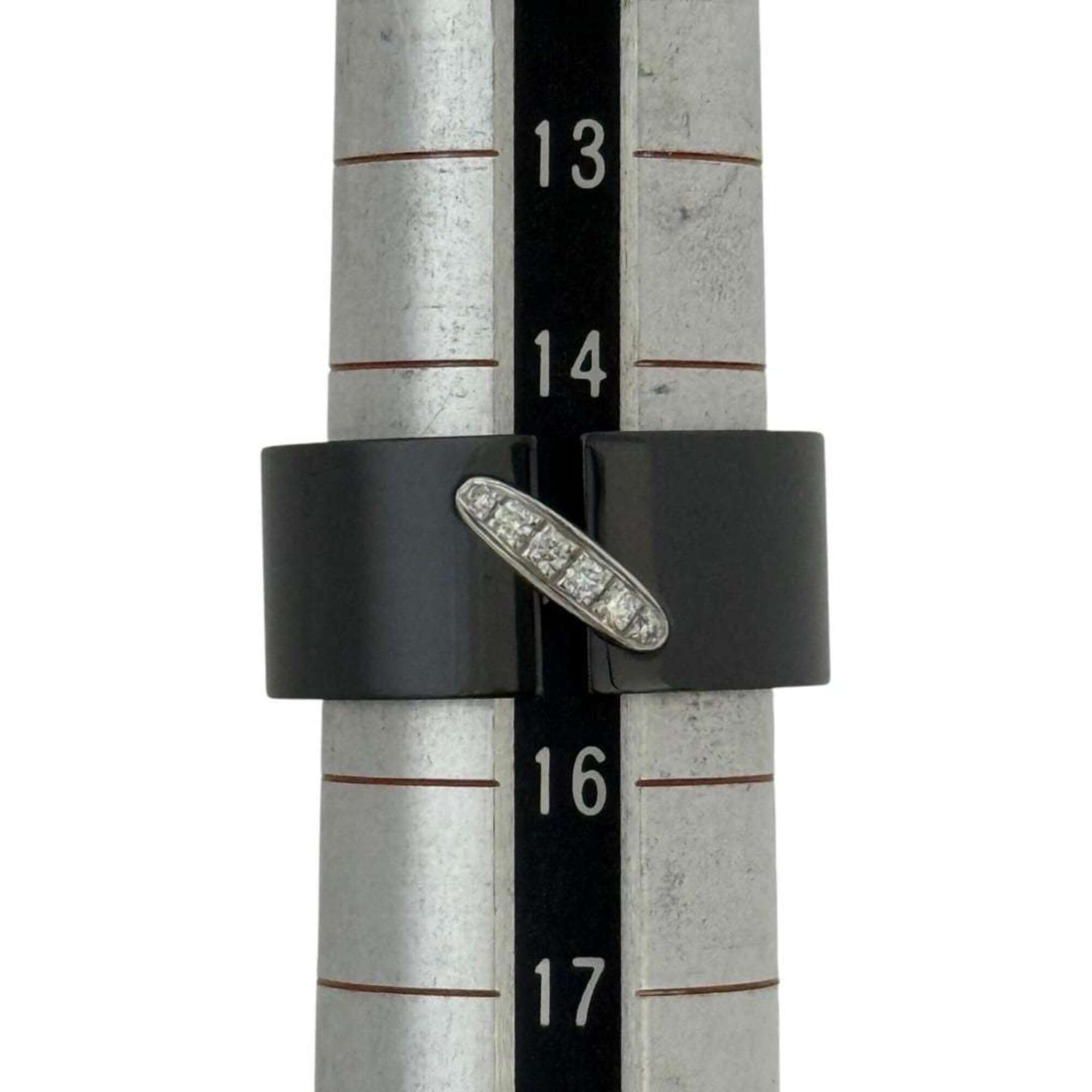 Chaumet Black White Gold (18K) Band Ring (Pre-Owned)