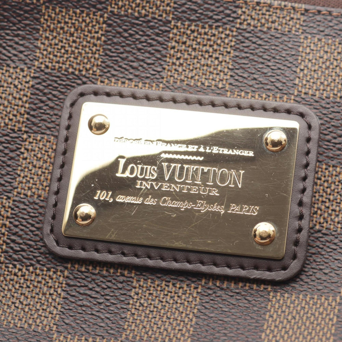 Louis Vuitton Brown Coated Canvas Leather Handbag (Pre-Owned)