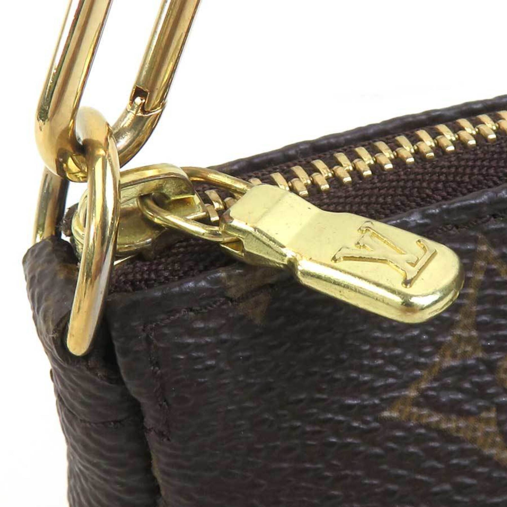 Louis Vuitton Brown Monogram Monogram Handbag Pochette Pouch (Pre-Owned)