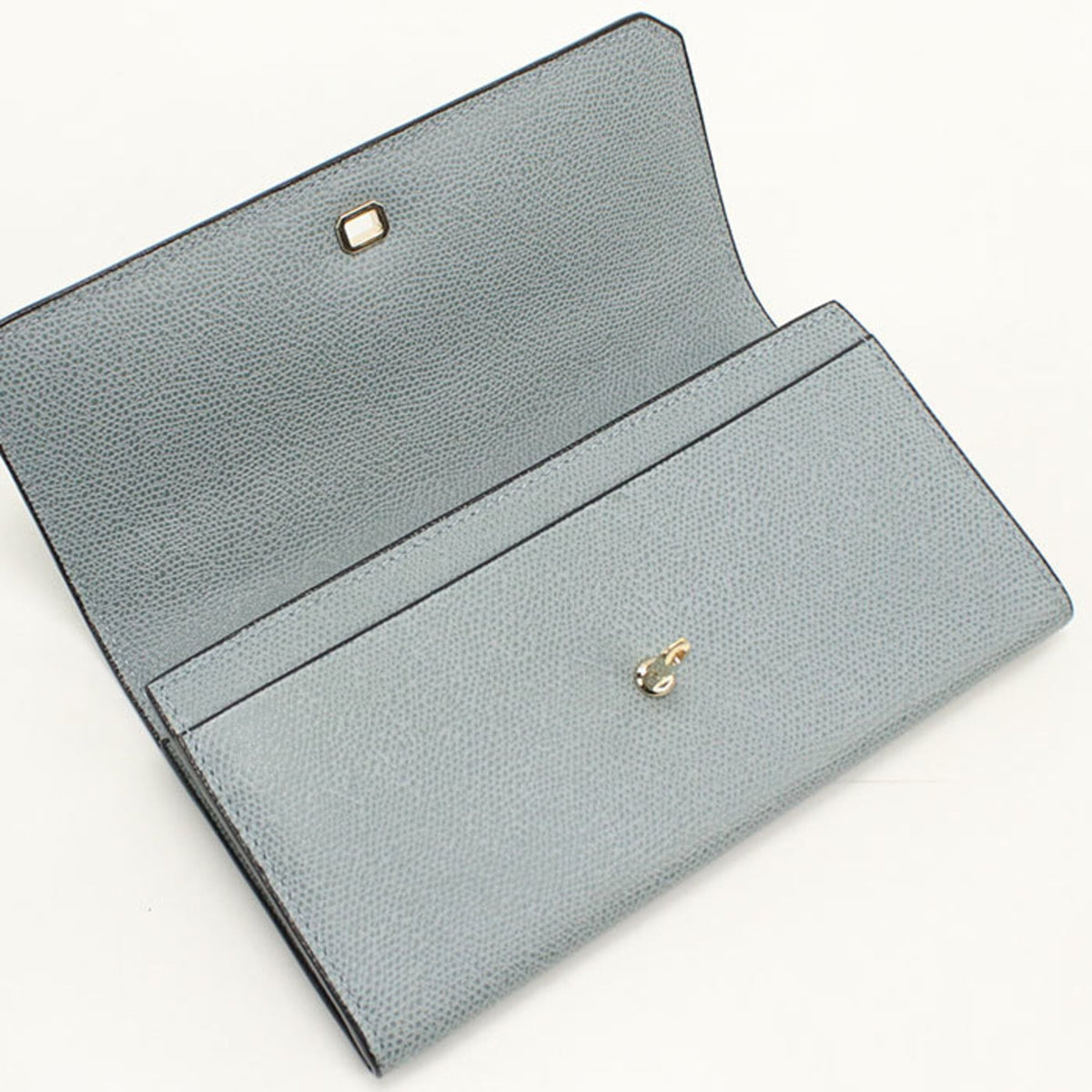 Valextra Gray Long Wallet (Bi-Fold) (Pre-Owned)