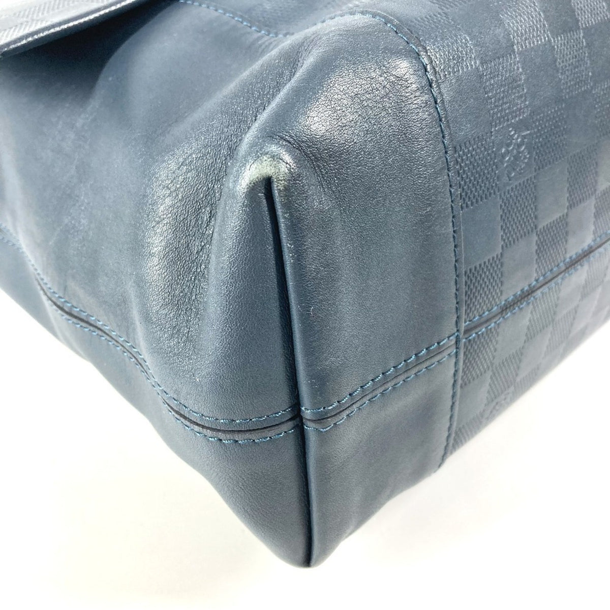 Louis Vuitton Galle Navy Damier Infini Handbag Shoulder Bag Tote Bag (Pre-Owned)
