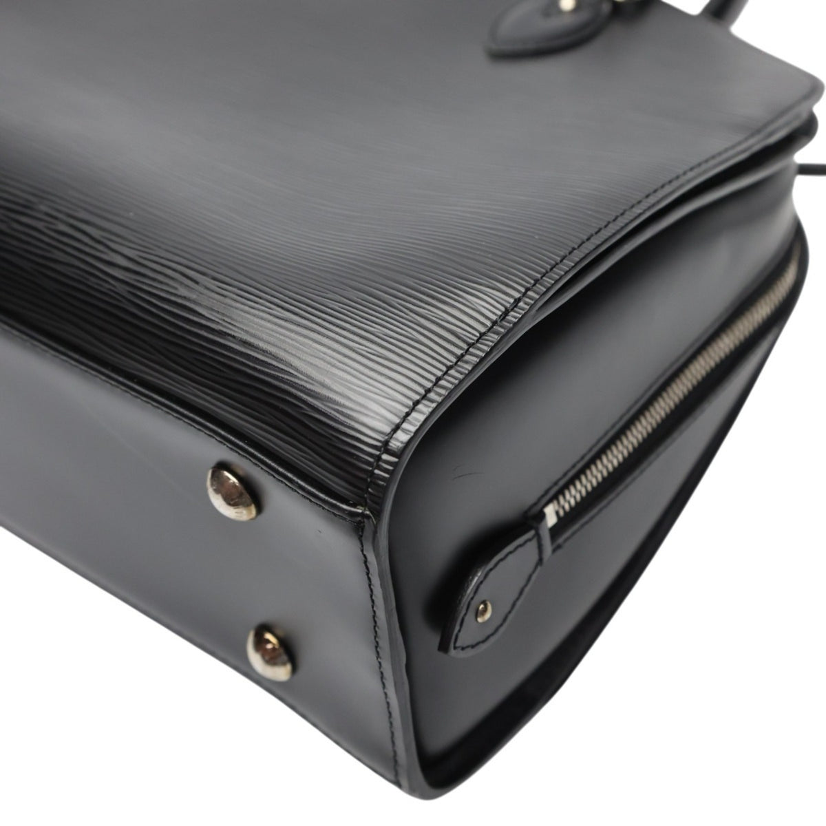 Louis Vuitton Black Noir Epi Leather Handbag (Pre-Owned)