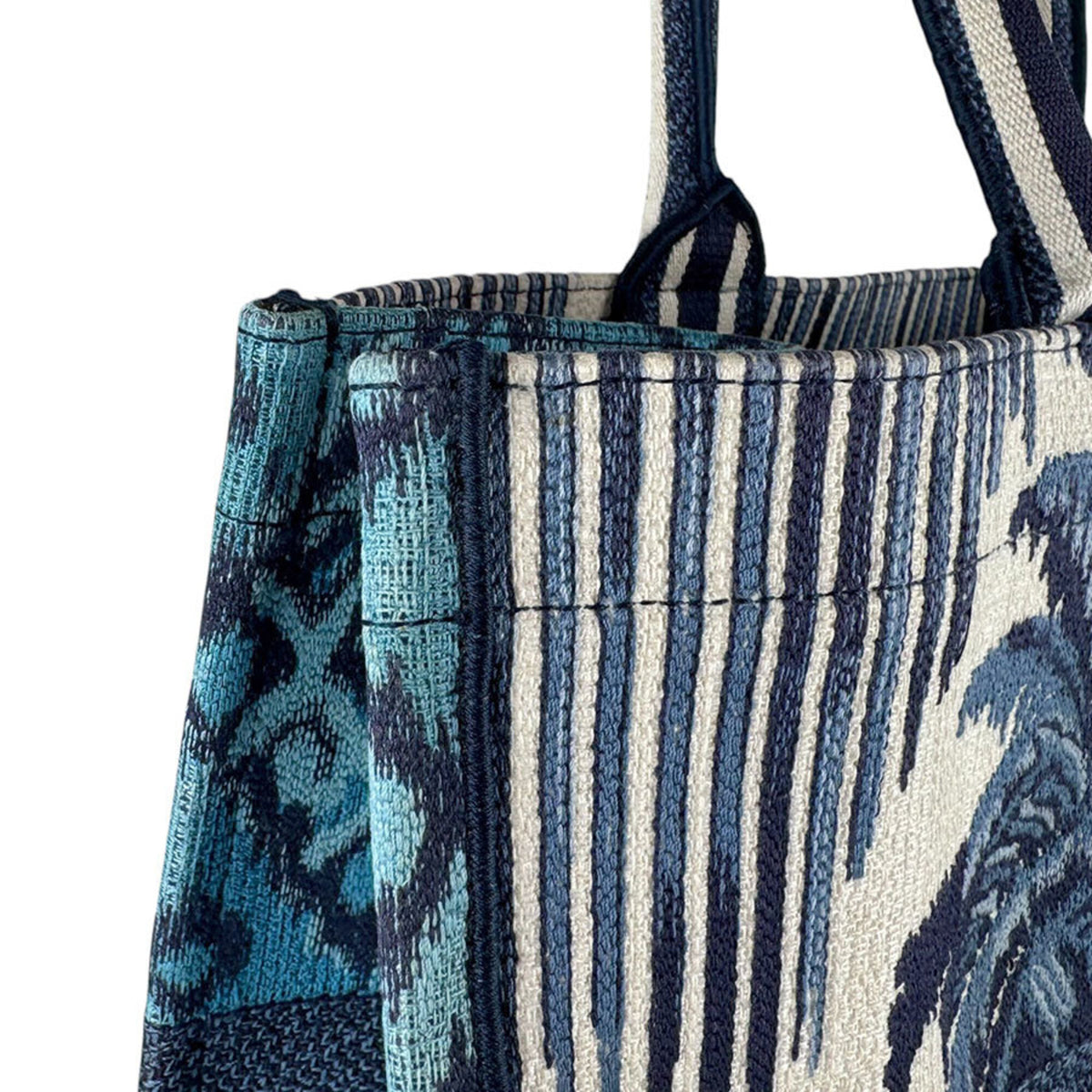 Christian Dior Navy Canvas Handbag (Pre-Owned)