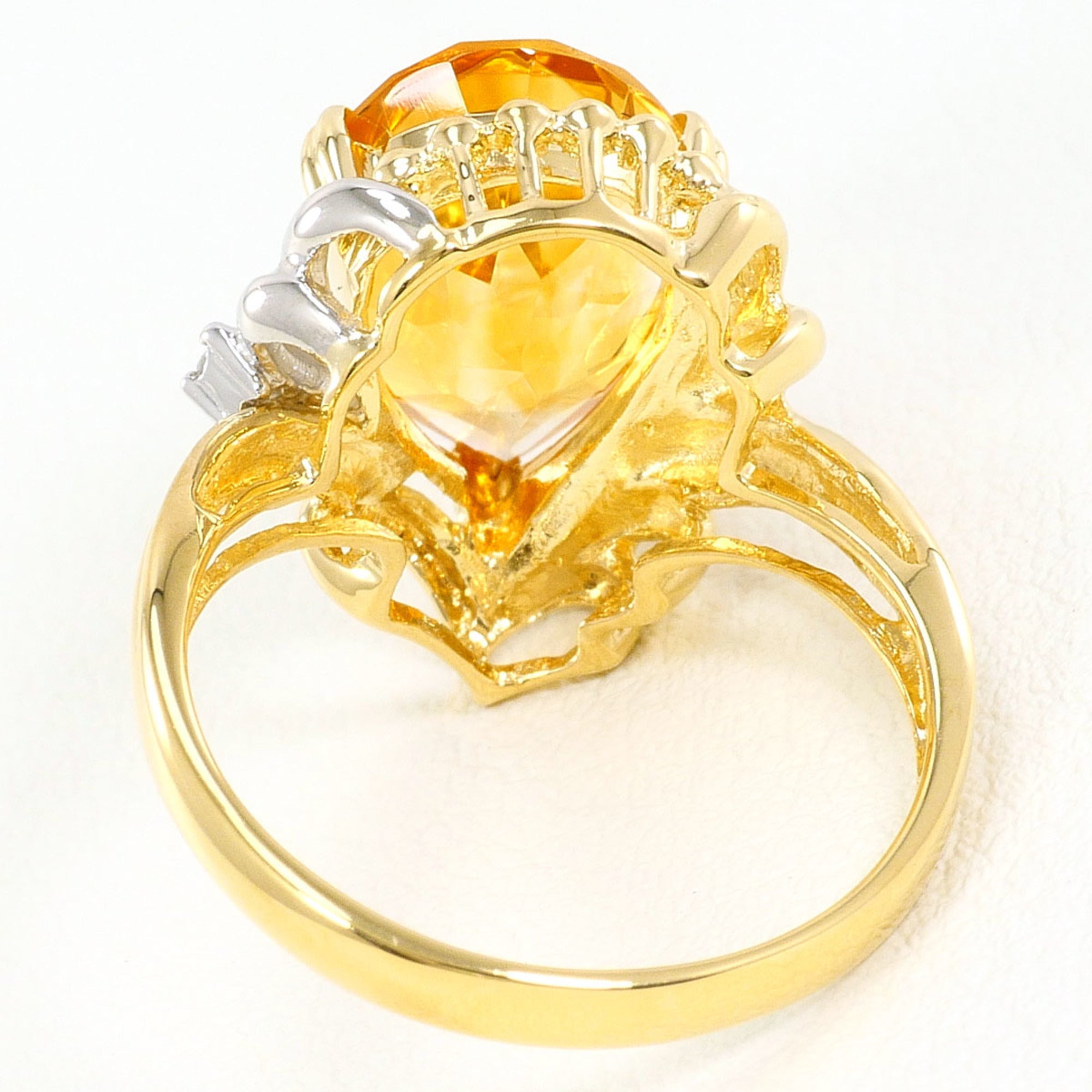 Unbranded Platinum Yellow Gold Yellow Gold (18K) Platinum 900 Band Ring (Pre-Owned)