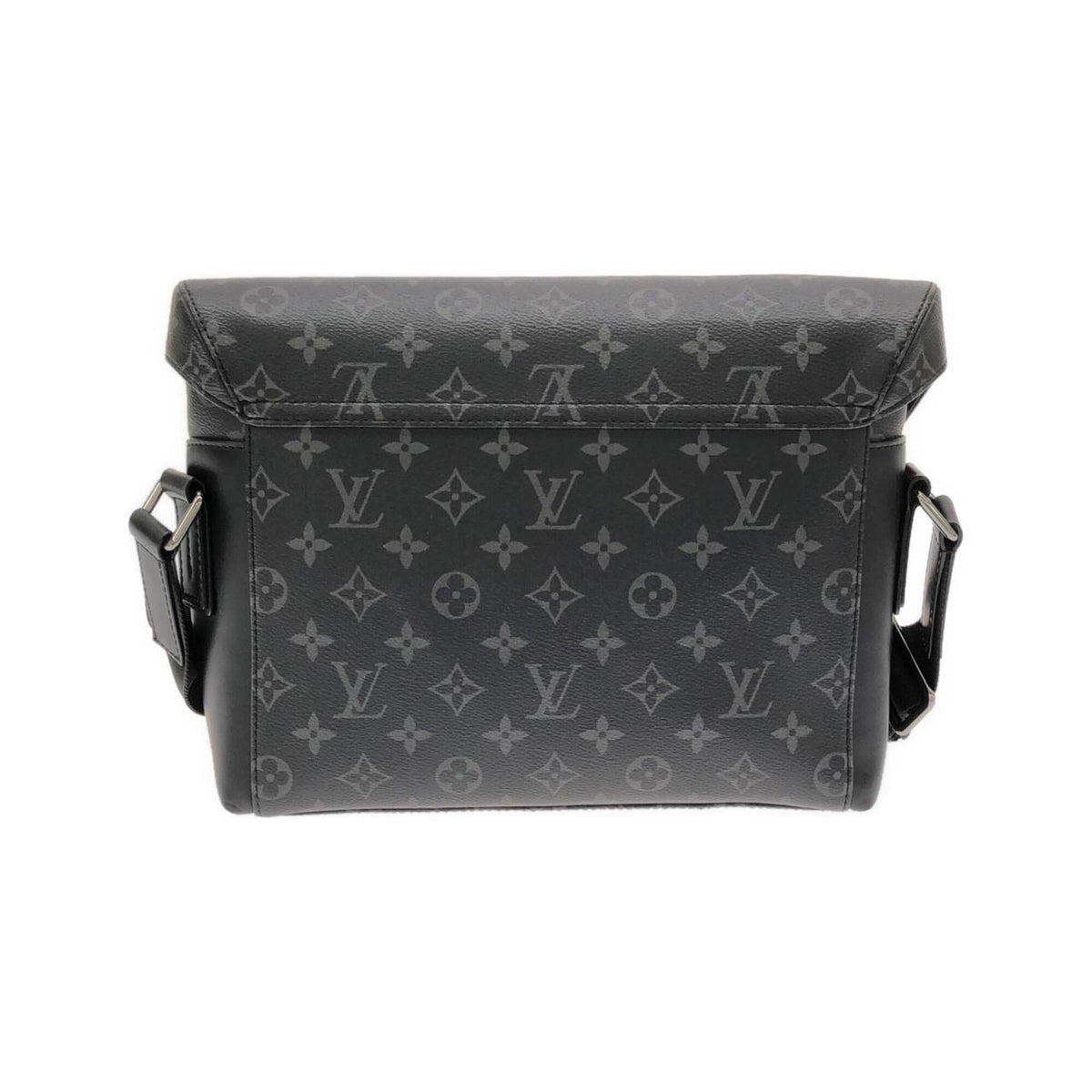 Louis Vuitton Black Coated Canvas Shoulder Bag (Pre-Owned)