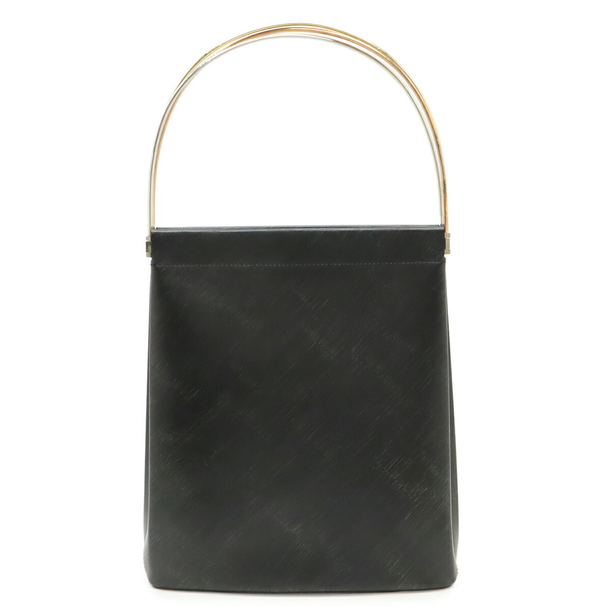 Cartier Black Urethane Leather Handbag (Pre-Owned)