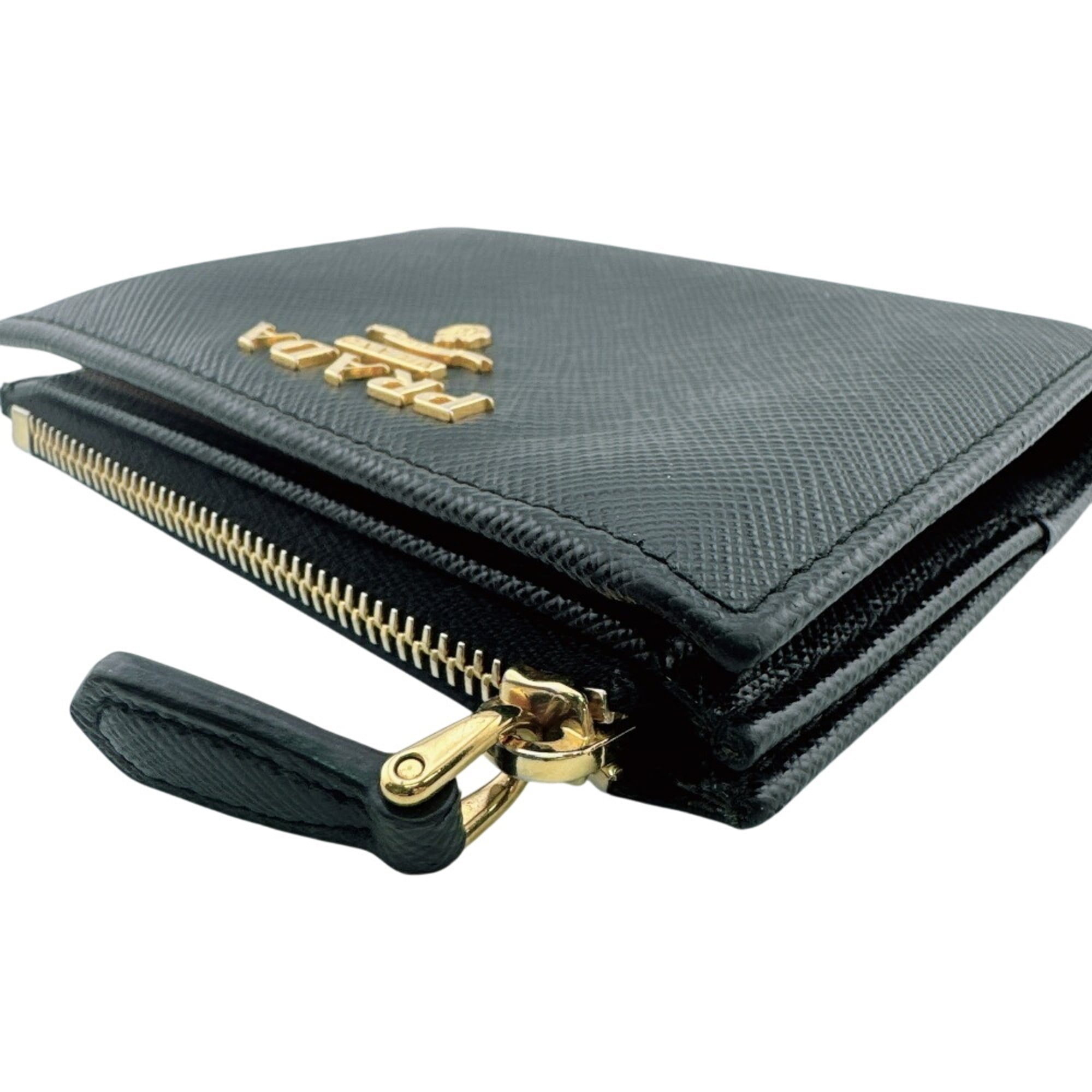 Prada Black Pvc Wallet (Bi-Fold) (Pre-Owned)