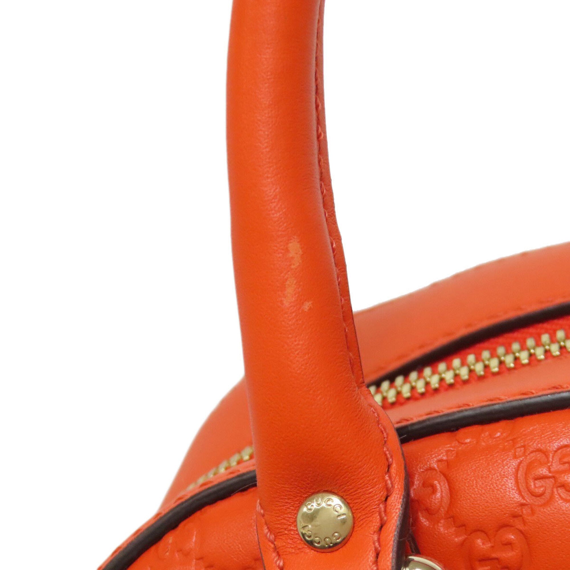 Gucci Orange Leather Handbag (Pre-Owned)