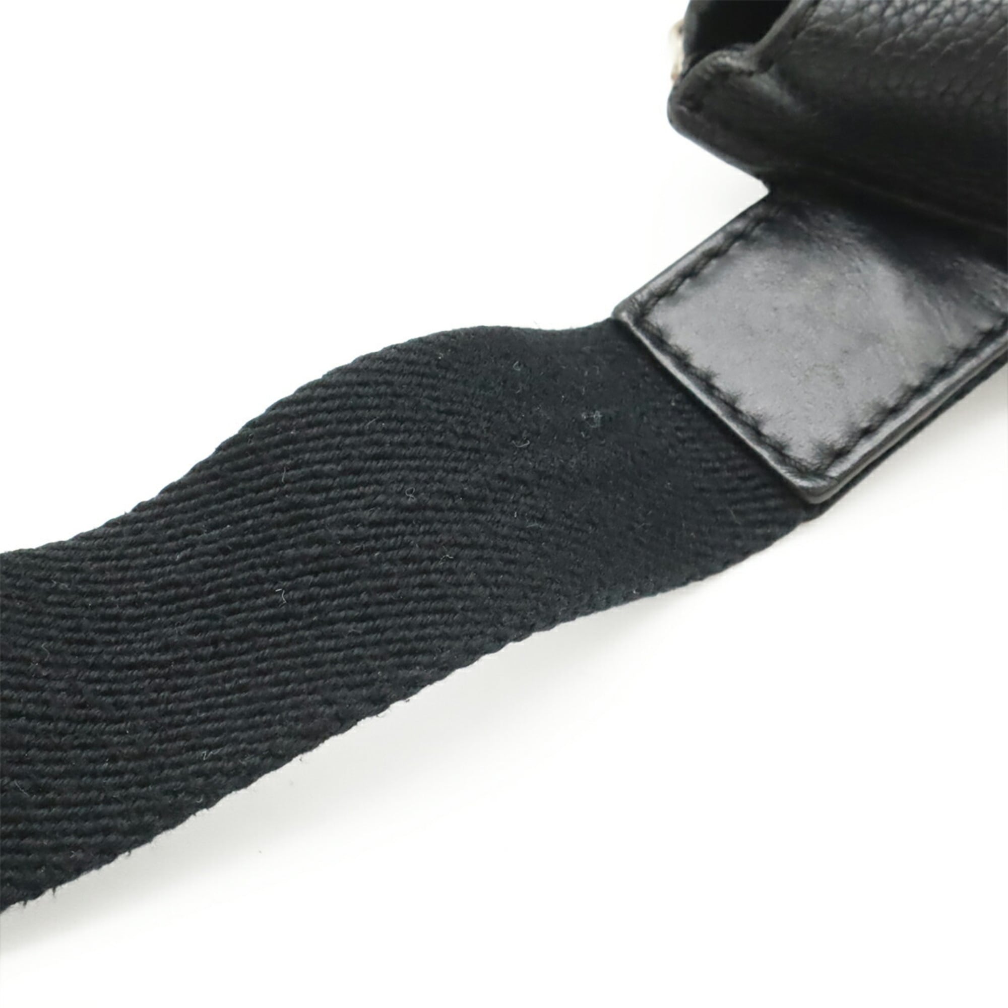 Loewe Black Leather Shoulder Bag Sling Bag (Pre-Owned)