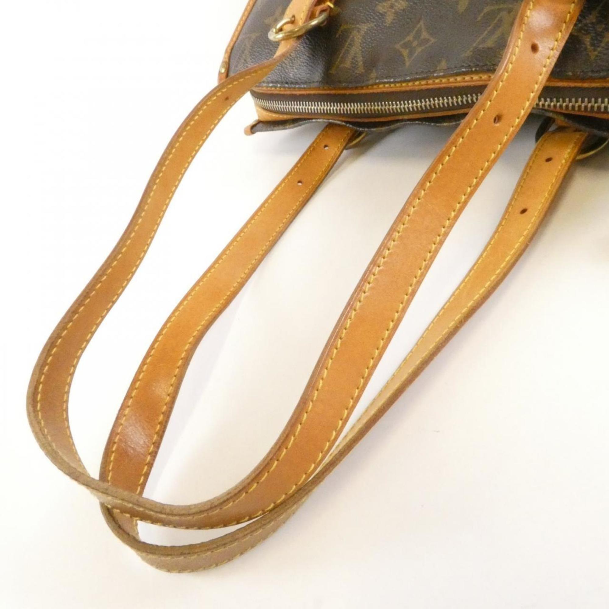 Louis Vuitton Monogram Marron Coated Canvas Shoulder Bag (Pre-Owned)