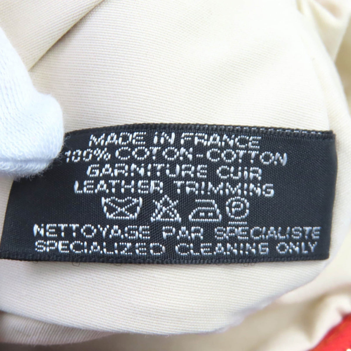 Hermes Orange Cotton 100% Pouch (Pre-Owned)