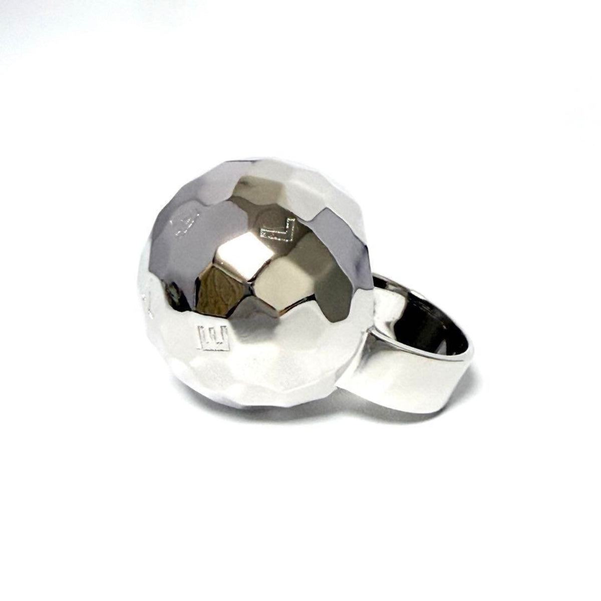 Chanel Silver Band Ring (Pre-Owned)