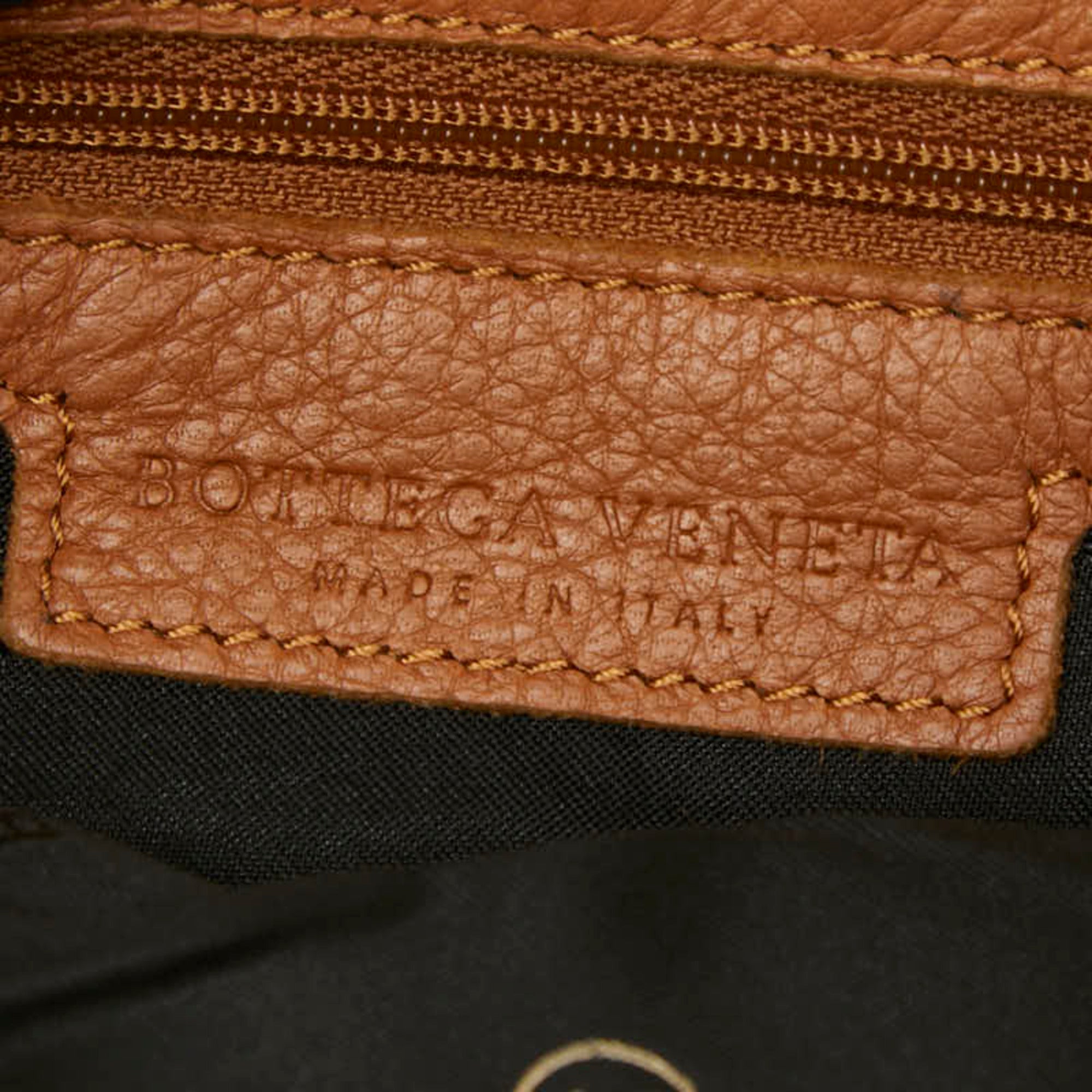 Bottega Veneta Brown Leather Handbag (Pre-Owned)