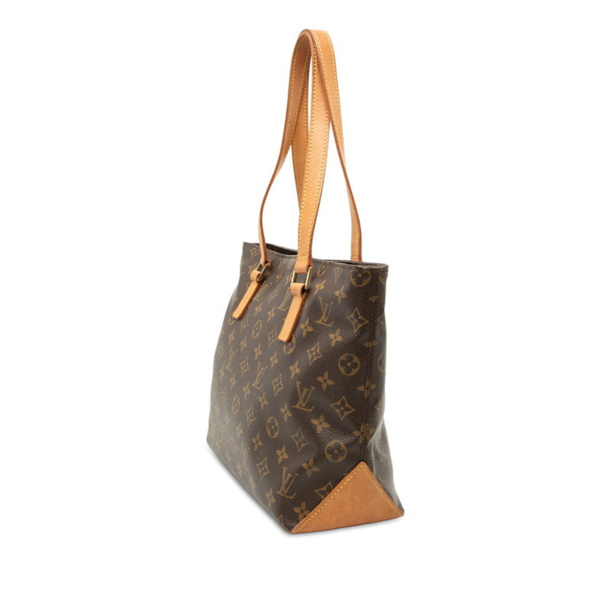 Louis Vuitton Brown Pvc Leather Shoulder Bag Tote Bag (Pre-Owned)