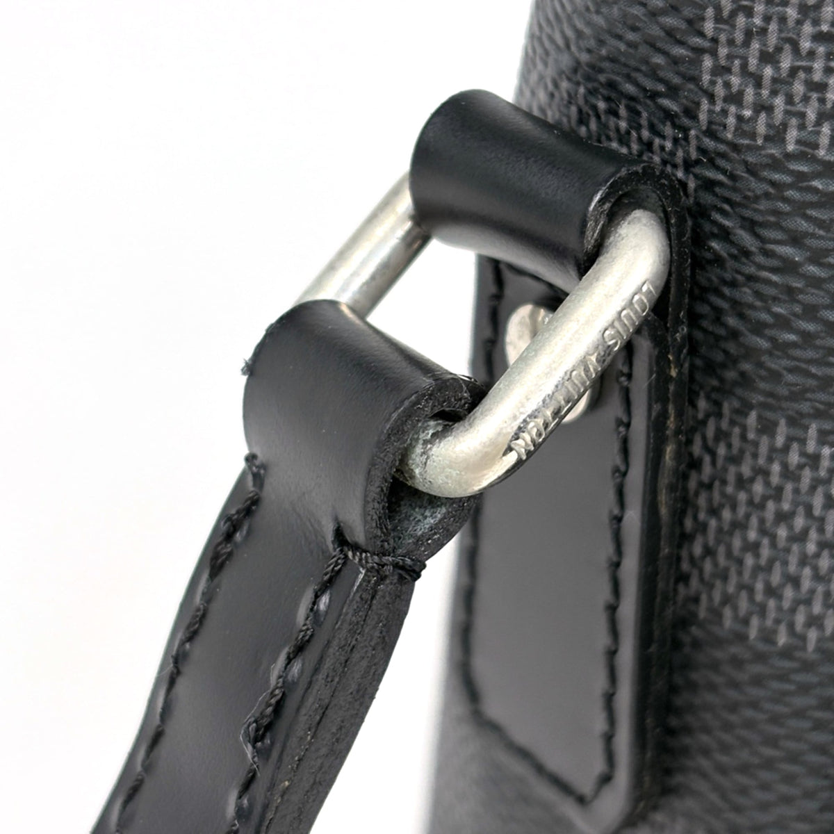 Louis Vuitton Black Noir Damier Graphite Shoulder Bag (Pre-Owned)