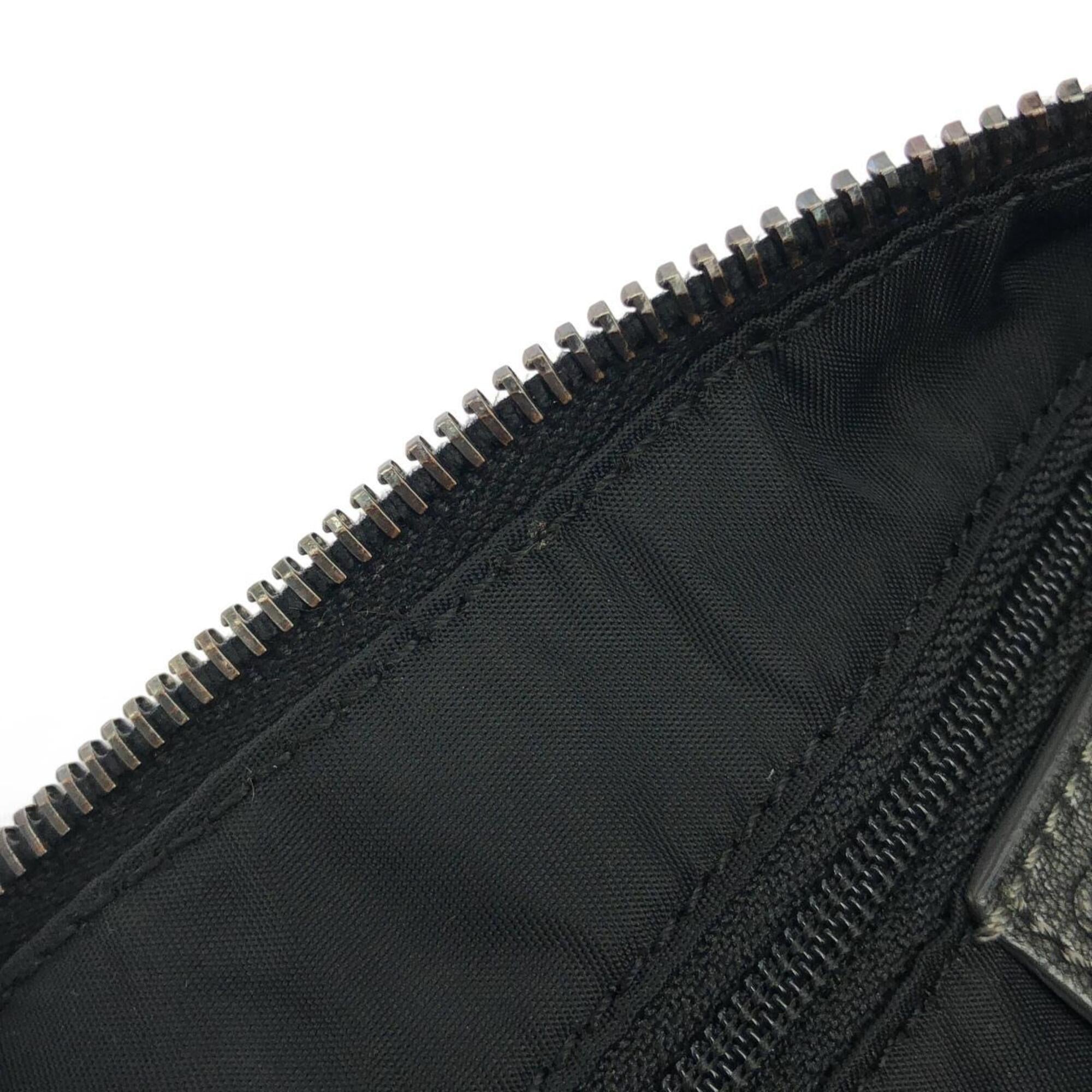 Christian Dior Black Canvas Shoulder Bag (Pre-Owned)