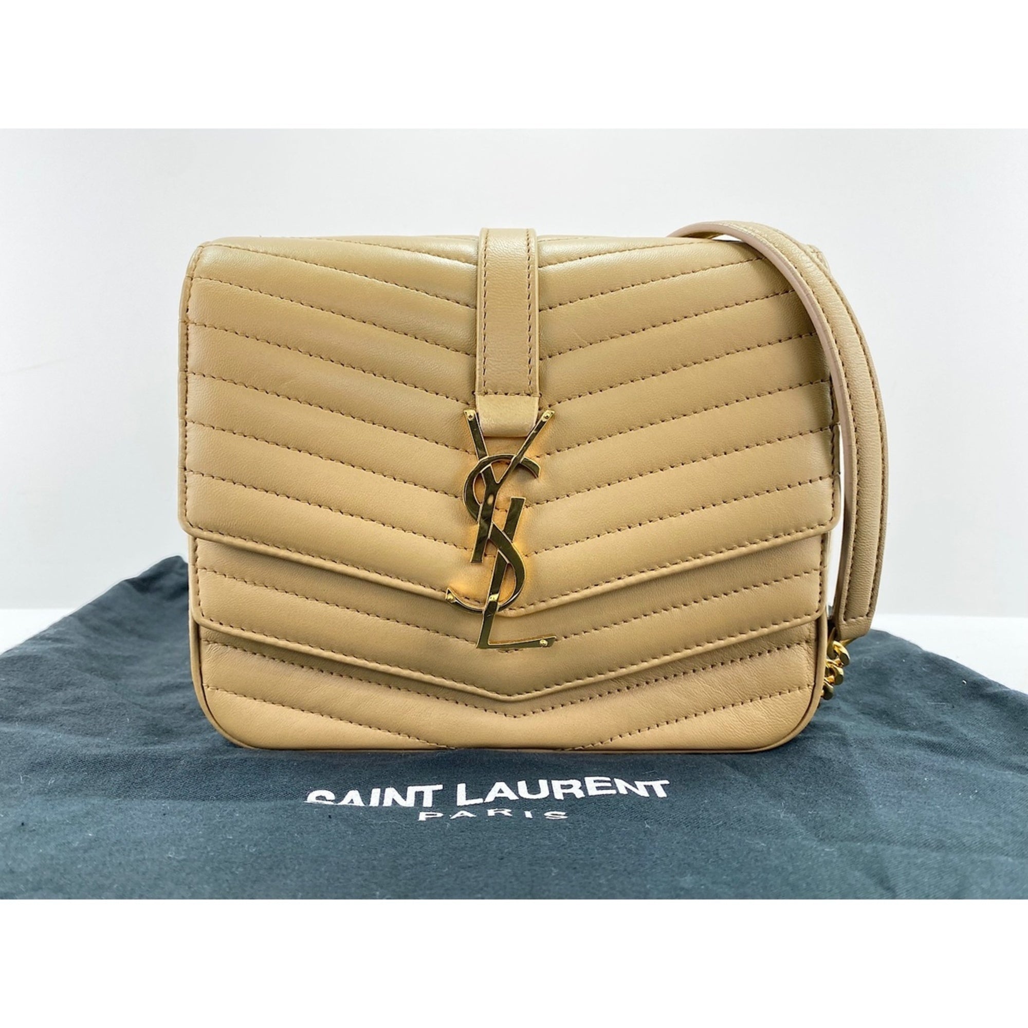 Yves Saint Laurent Beige Shoulder Bag (Pre-Owned)