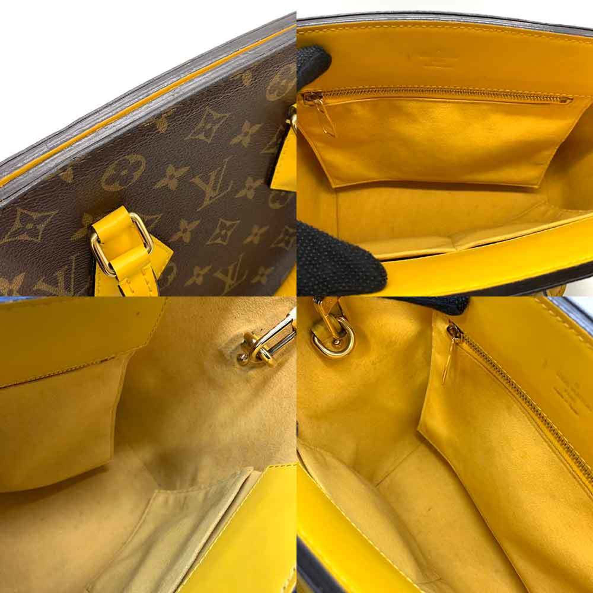Louis Vuitton Brown Monogram Yellow Monogram Handbag Shoulder Bag (Pre-Owned)