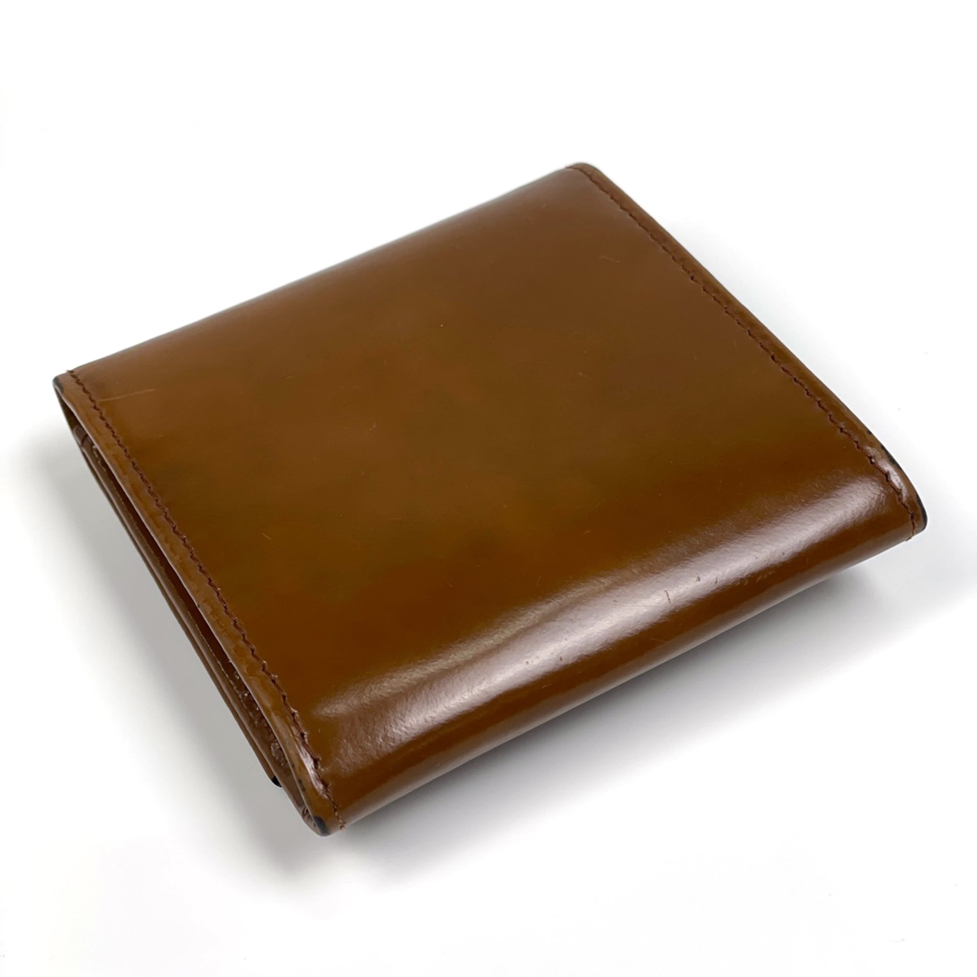 Cartier Brown Leather Coin Purse/Coin Case (Pre-Owned)