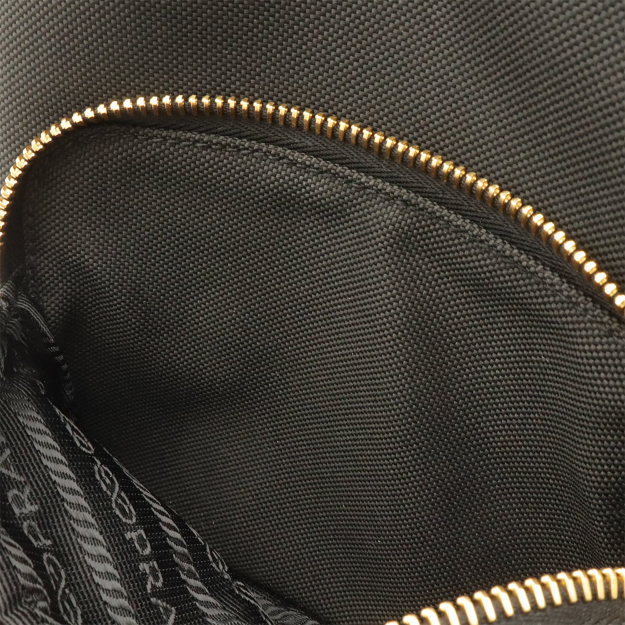 Prada Black Nero Canvas Handbag Shoulder Bag (Pre-Owned)