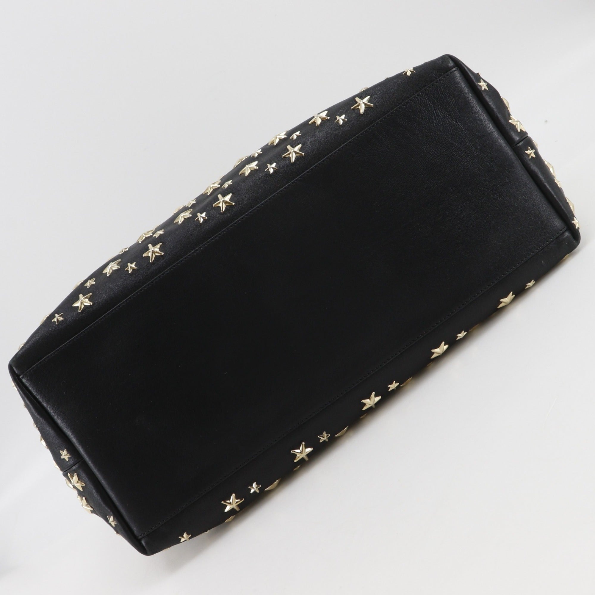 Jimmy Choo Black Leather Tote Bag (Pre-Owned)