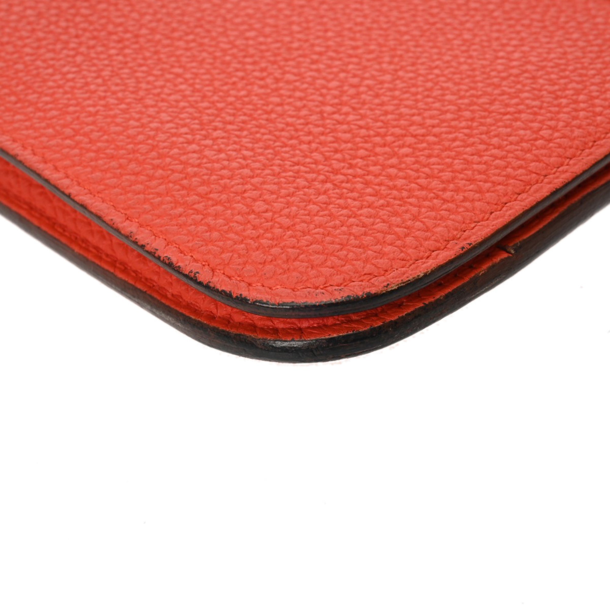 Hermes Togo Leather Long Wallet (Bi-Fold) (Pre-Owned)