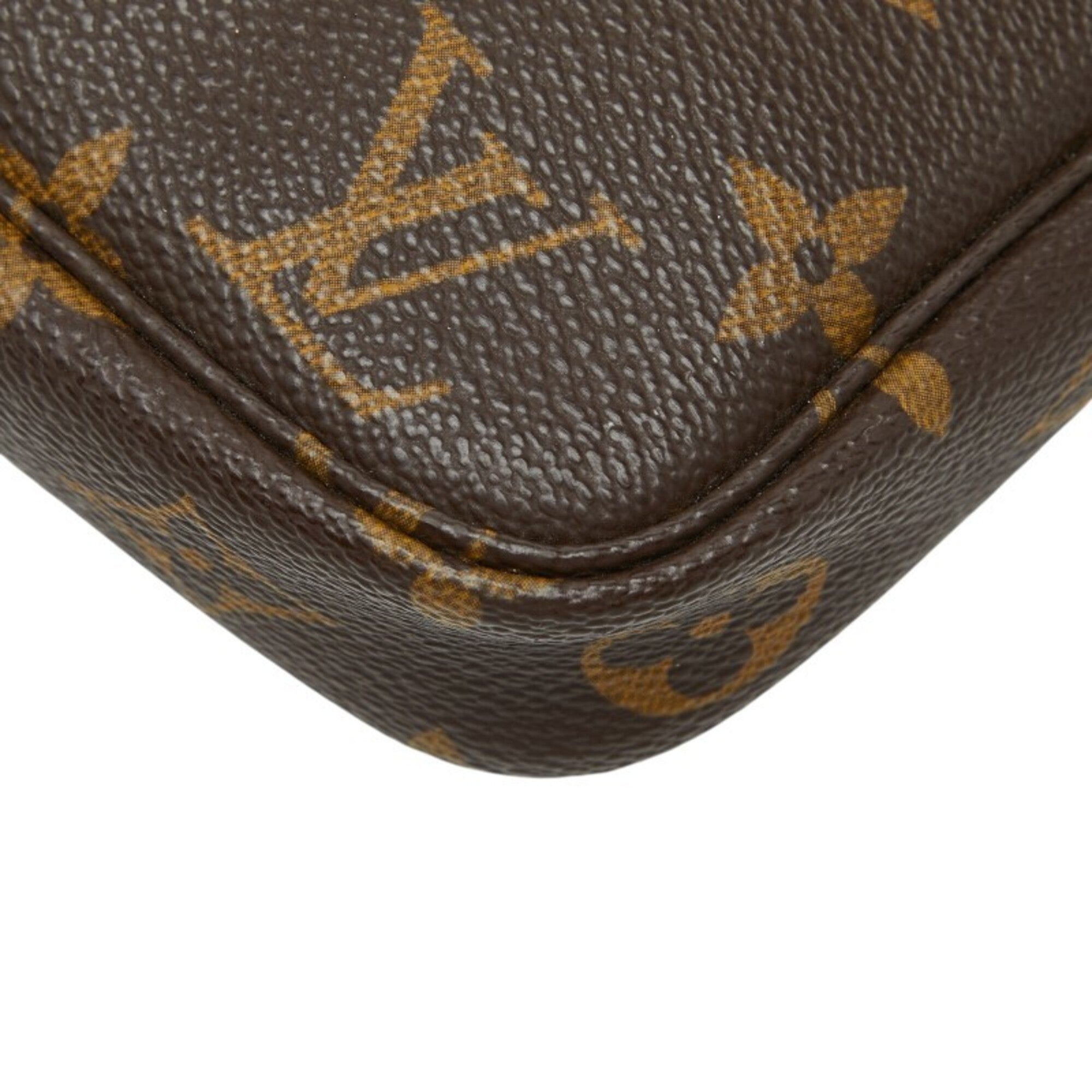 Louis Vuitton Brown Pvc Leather Handbag (Pre-Owned)
