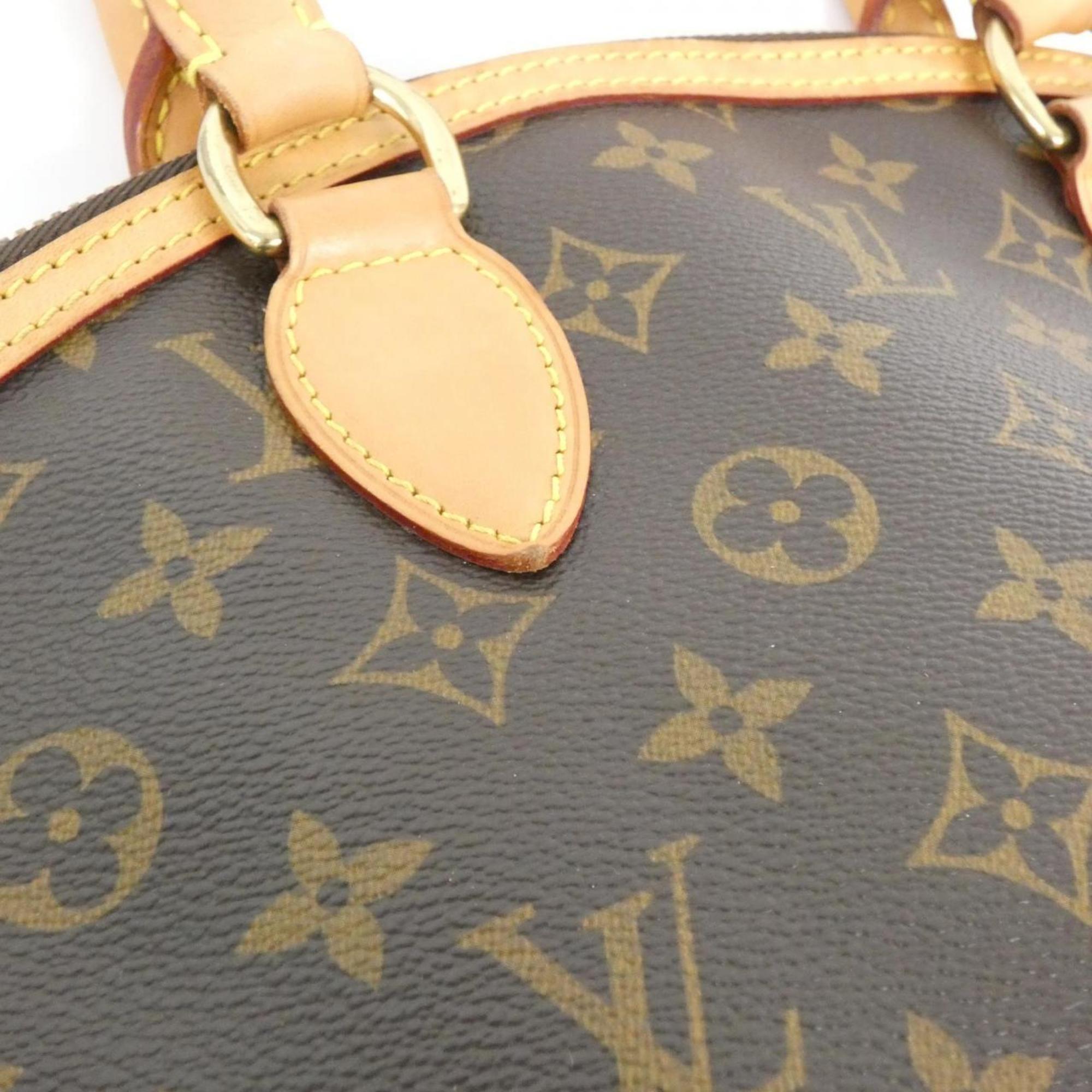 Louis Vuitton Monogram Marron Coated Canvas Handbag (Pre-Owned)