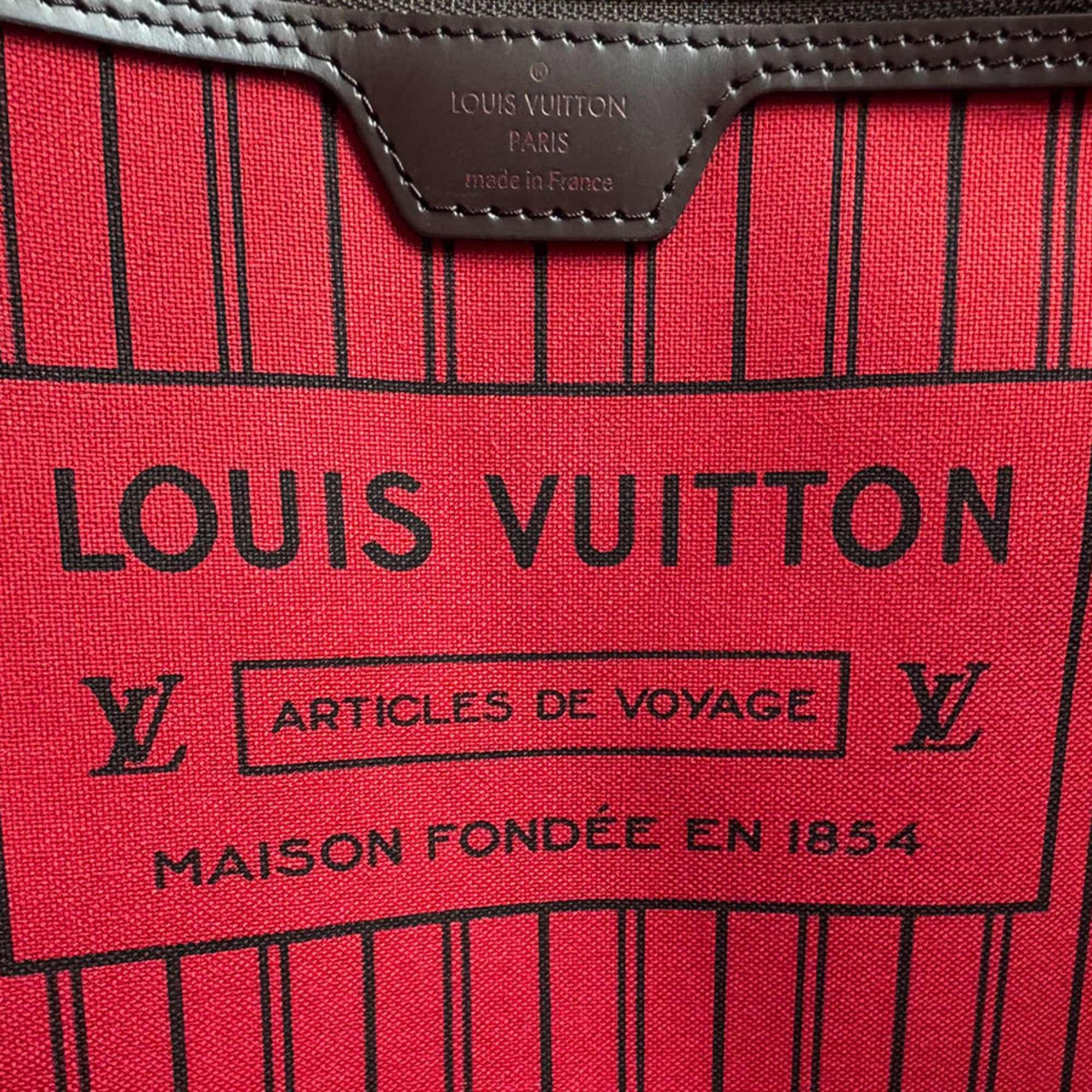 Louis Vuitton Damier Canvas Ebene Damier Canvas Handbag (Pre-Owned)