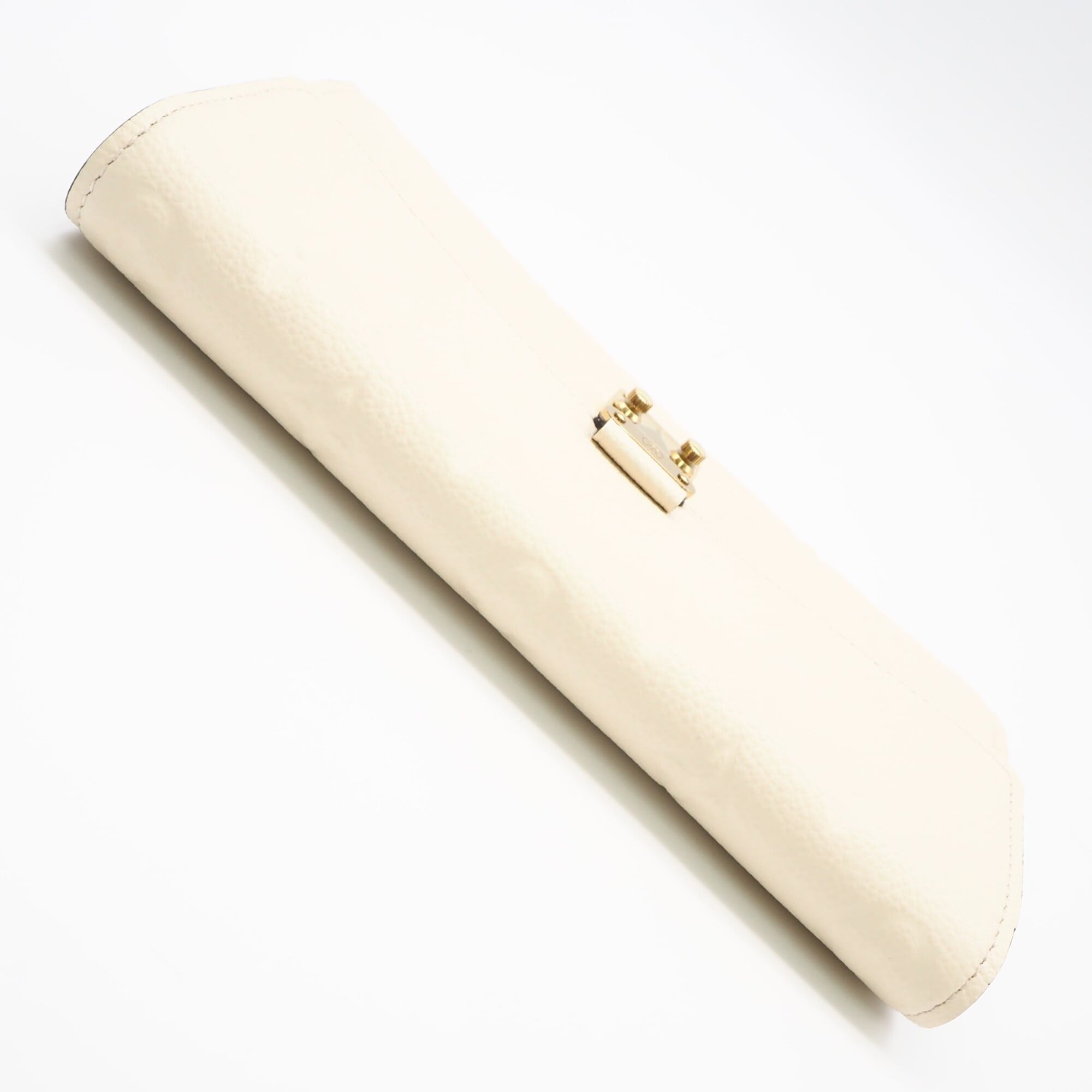 Louis Vuitton Beige Leather Long Wallet (Bi-Fold) (Pre-Owned)