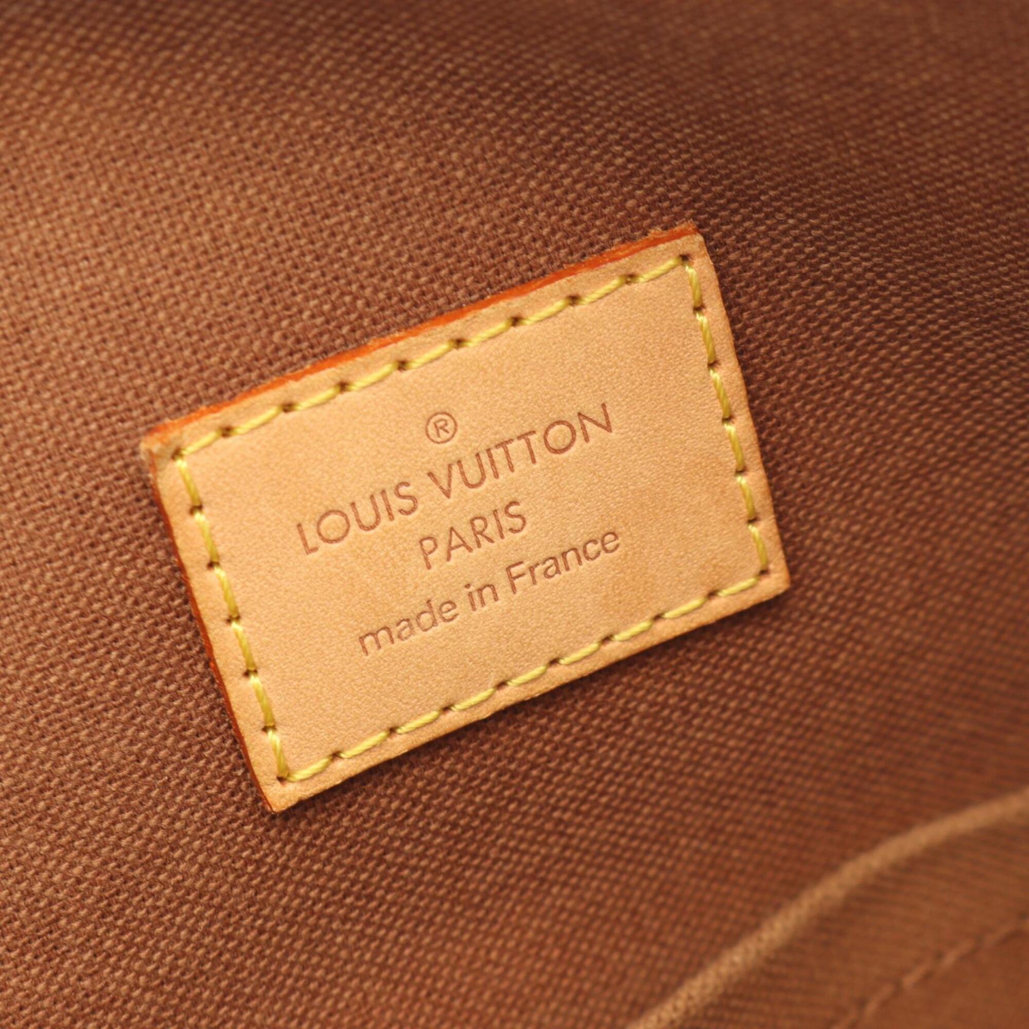 Louis Vuitton Brown Pvc Leather Handbag (Pre-Owned)
