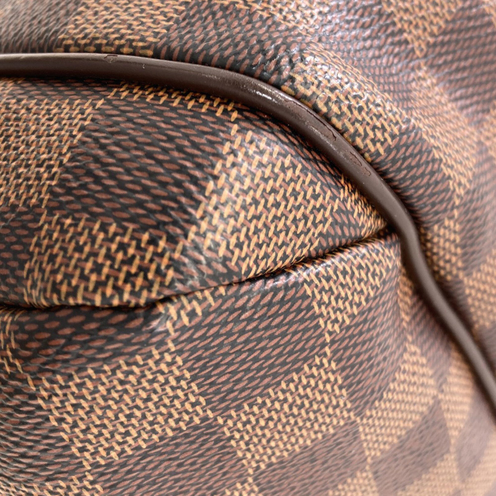 Louis Vuitton Damier Canvas Ebene Damier Canvas Tote Bag (Pre-Owned)