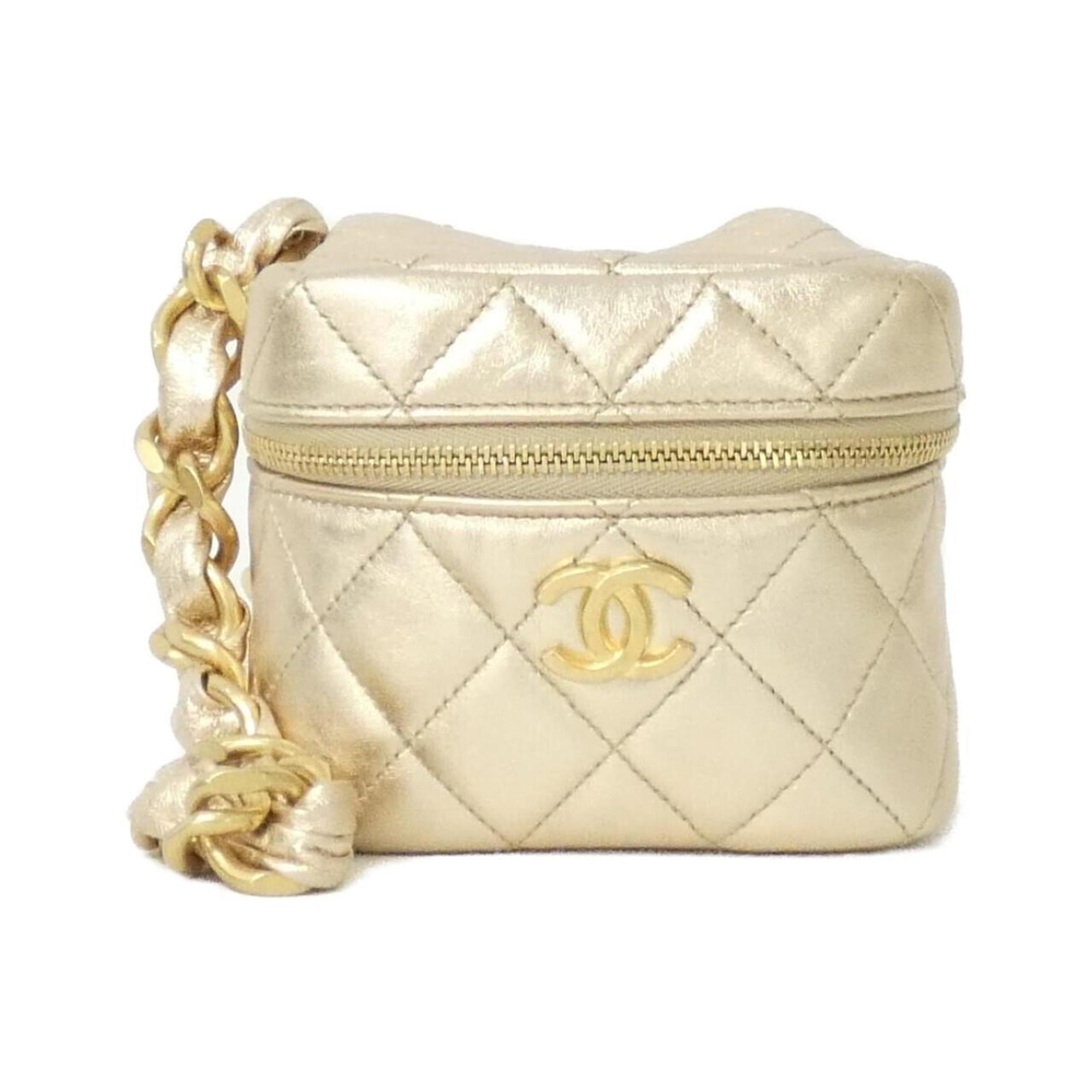 Chanel Leather Handbag Pouch (Pre-Owned)
