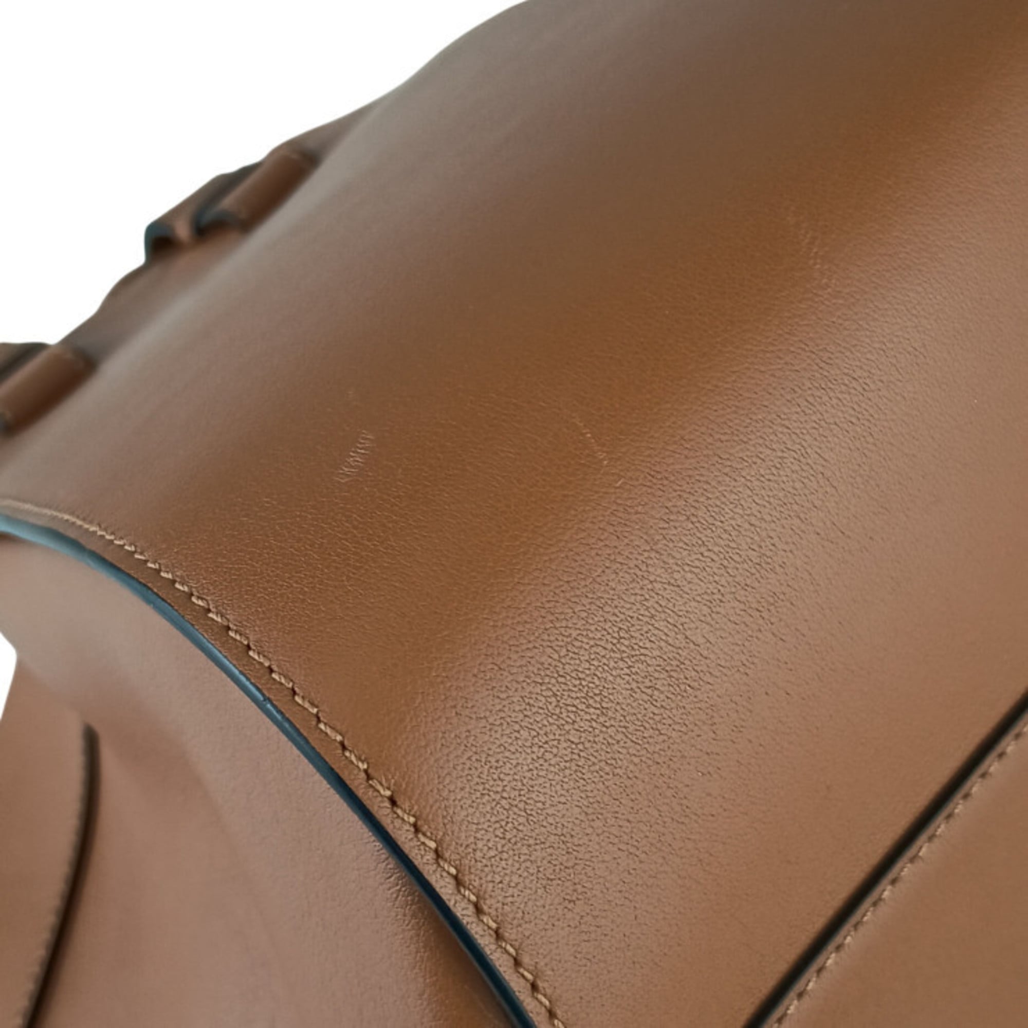 Loewe Hammock Brown Leather Handbag Shoulder Bag Tote Bag (Pre-Owned)