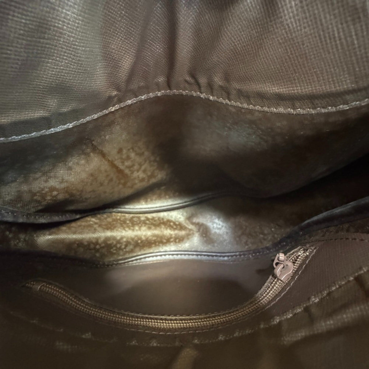Burberry Brown Canvas Shoulder Bag (Pre-Owned)