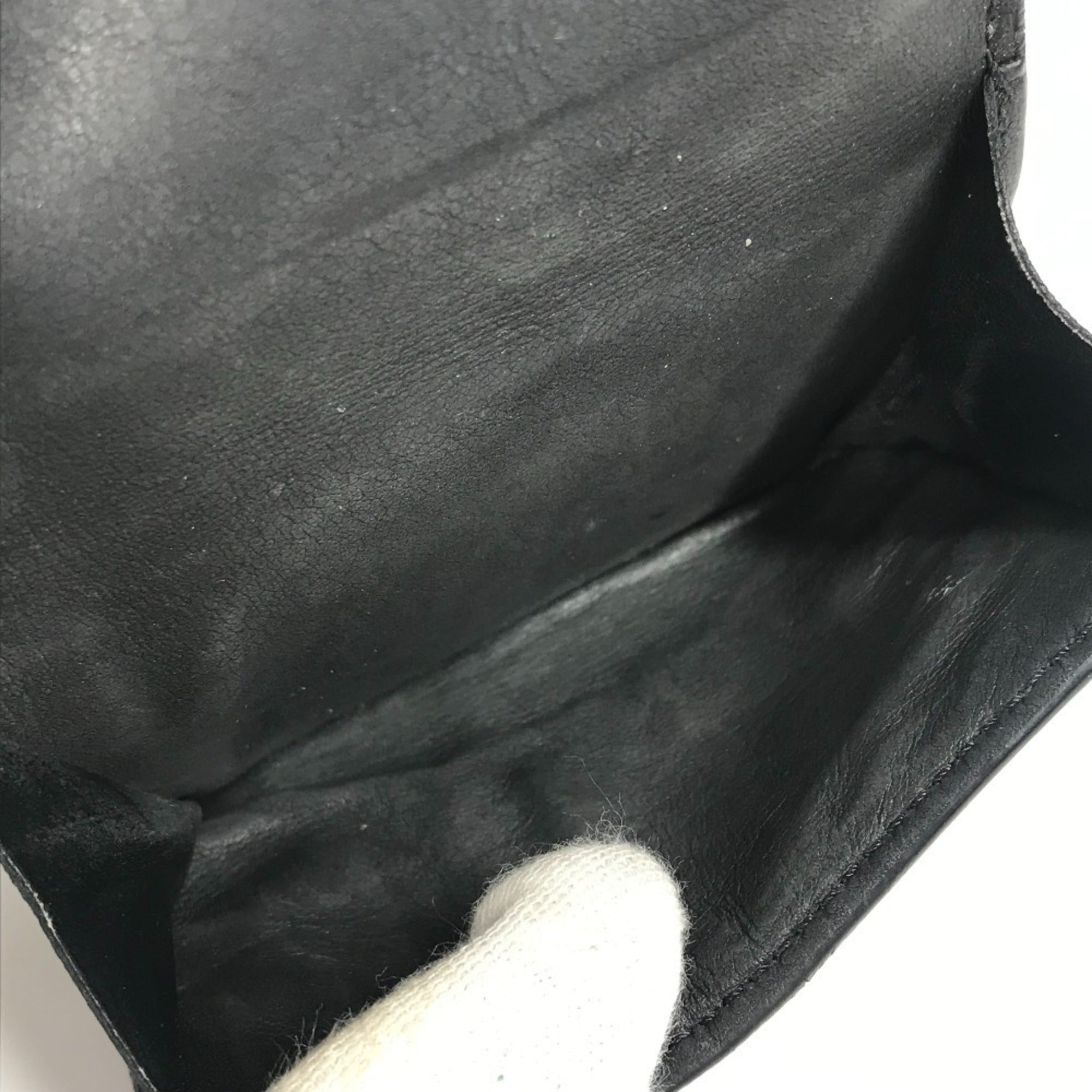 Louis Vuitton Black Gray Monogram Eclipse Canvas Wallet (Tri-Fold) (Pre-Owned)