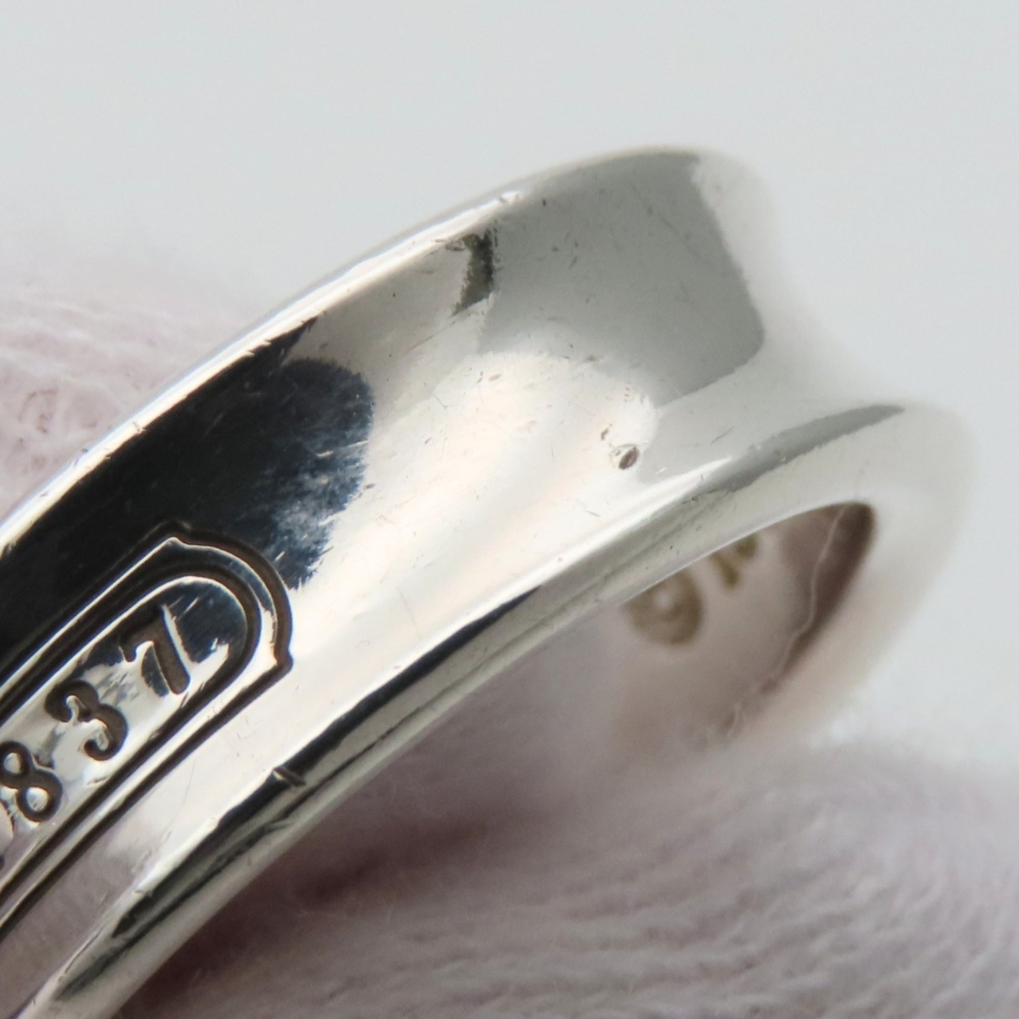 Tiffany Silver Silver 925 Band Ring (Pre-Owned)