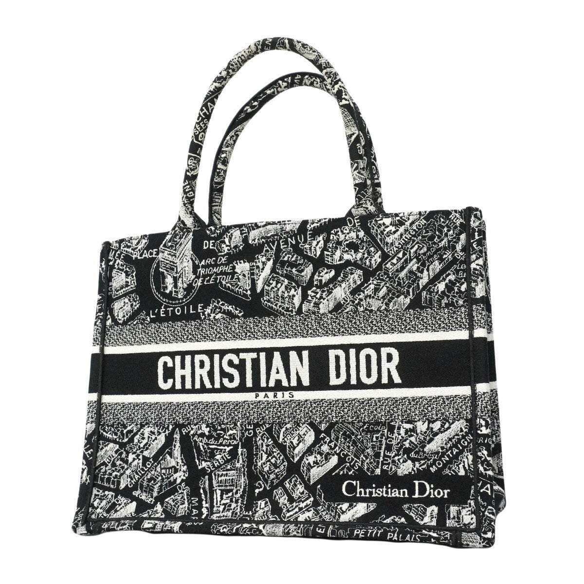 Christian Dior Black Canvas Tote Bag (Pre-Owned)