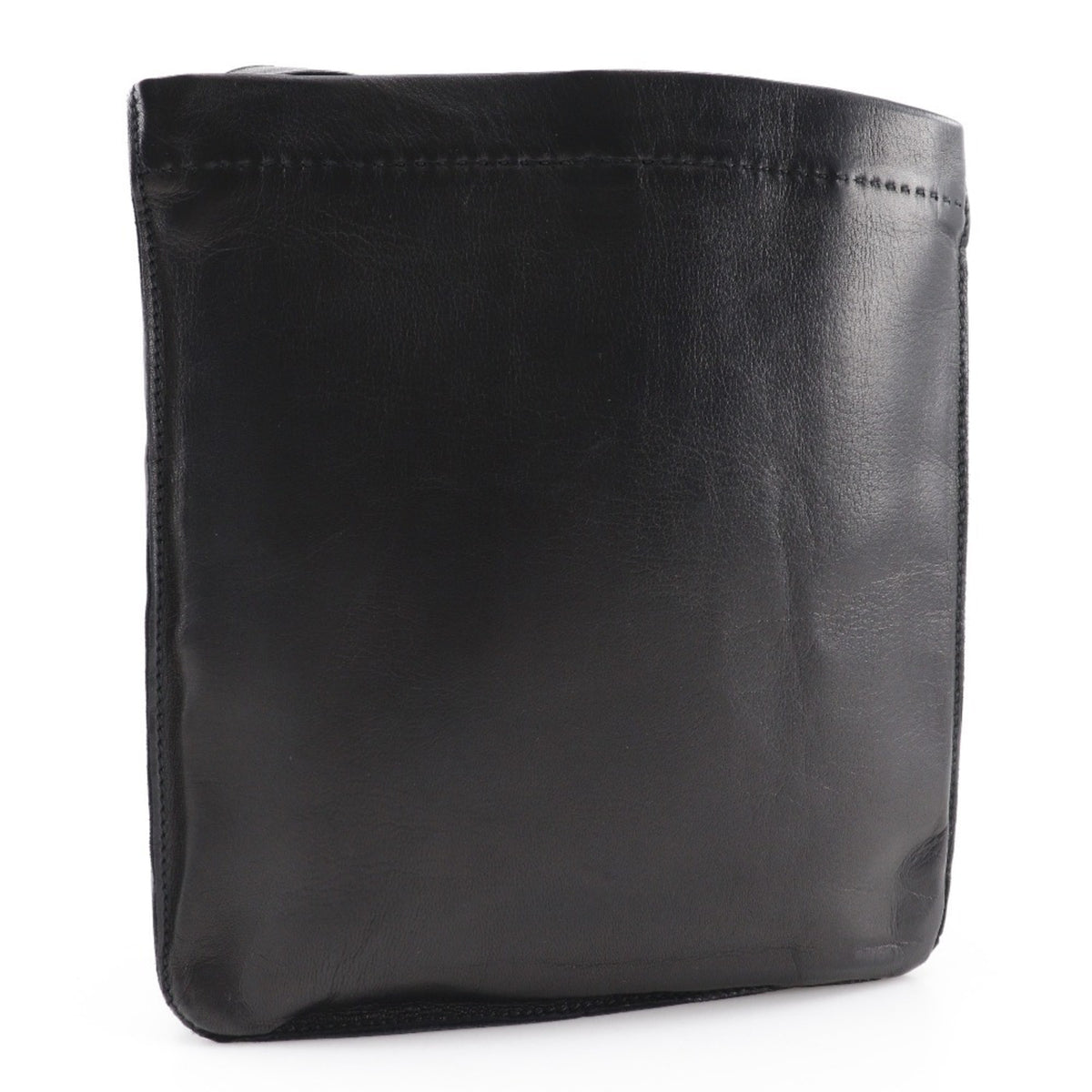 Hermes Black Leather Shoulder Bag (Pre-Owned)