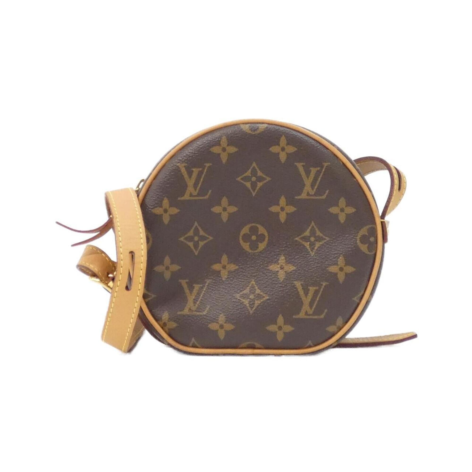 Louis Vuitton Marron Monogram Coated Canvas Shoulder Bag (Pre-Owned)