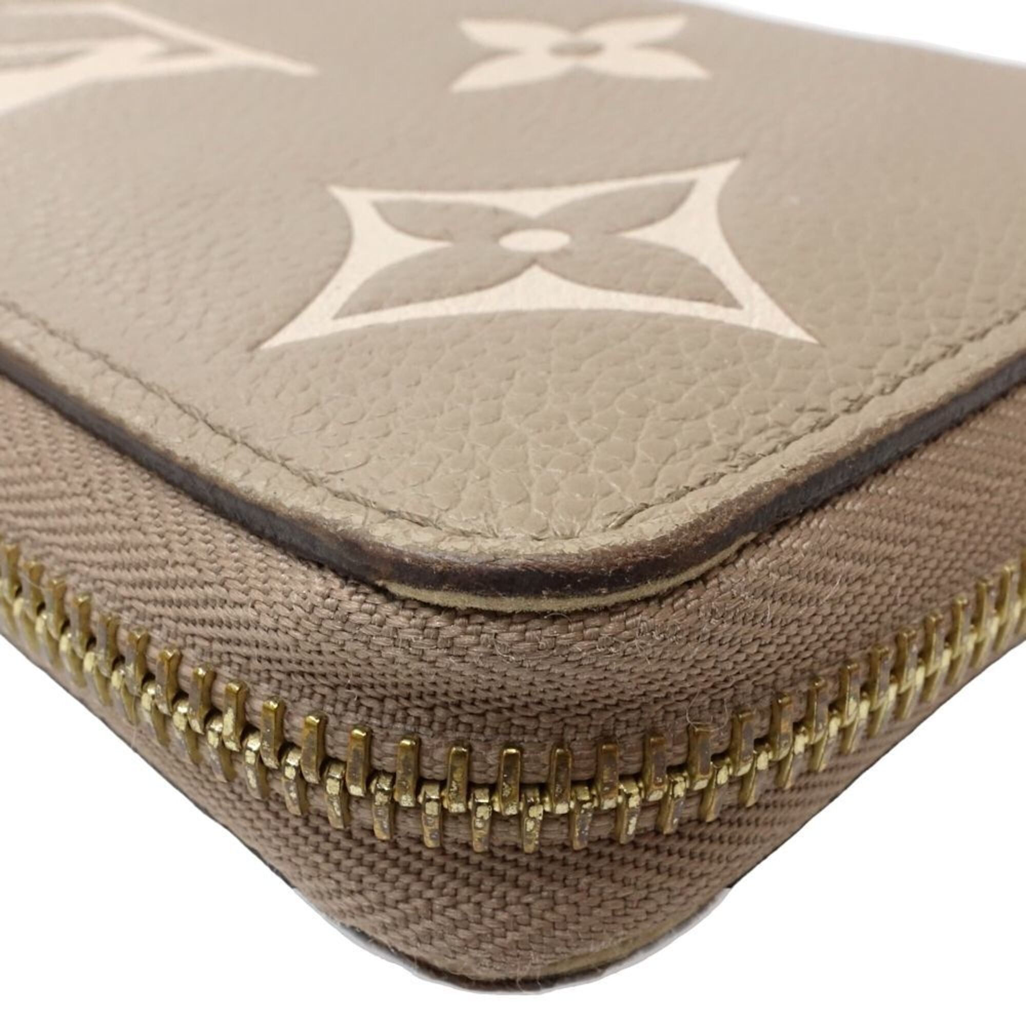 Louis Vuitton Beige Bicolor Monogram Empreinte Long Wallet (Bi-Fold) (Pre-Owned)