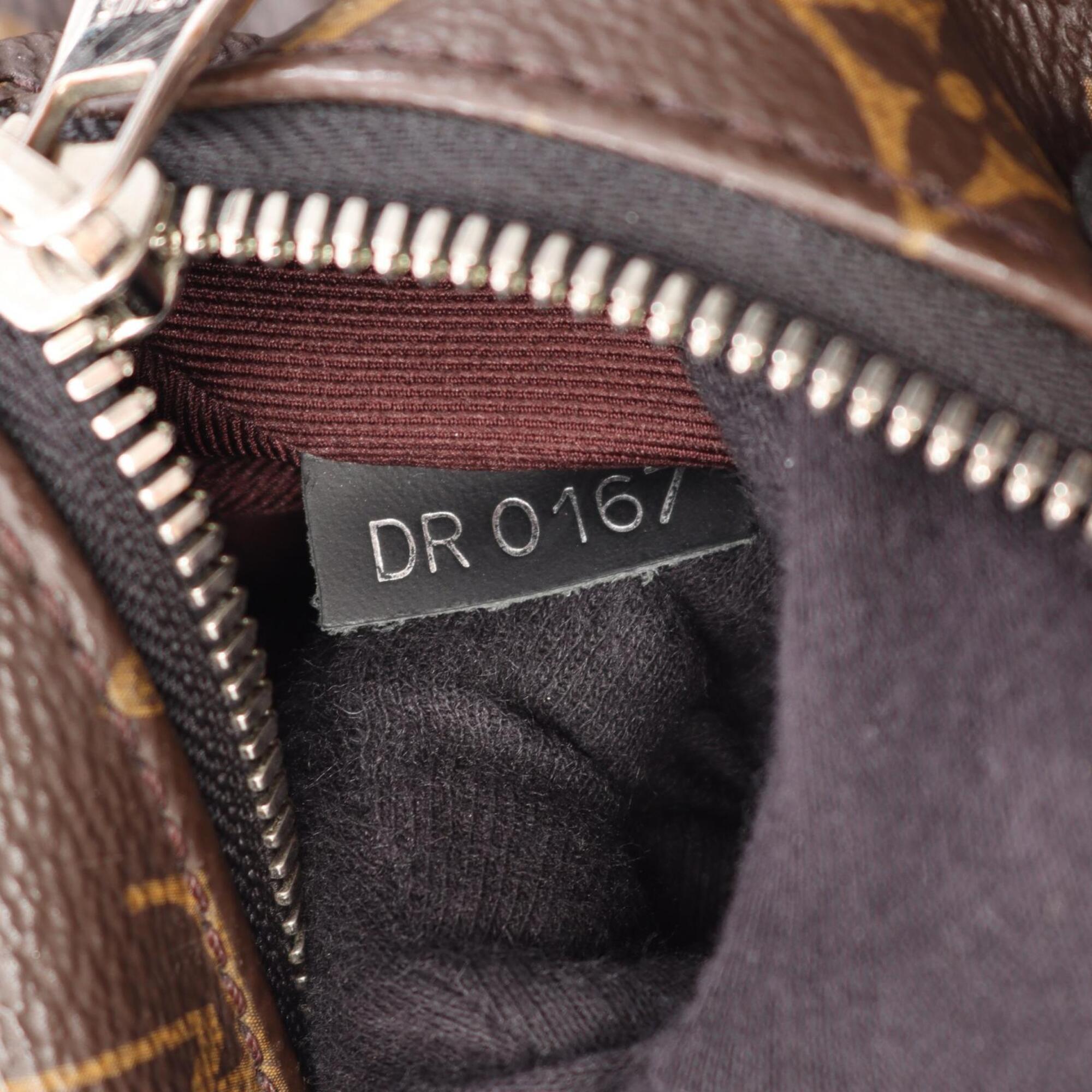 Louis Vuitton Black Brown Monogram Macassar Coated Canvas Leather Backpack (Pre-Owned)